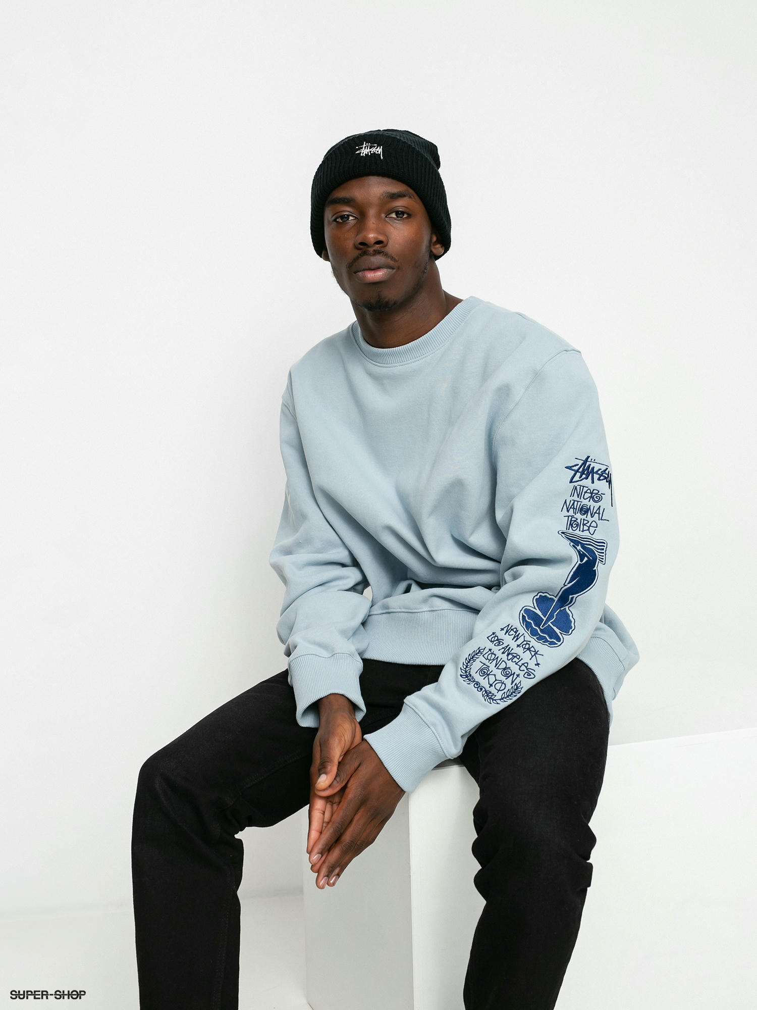 Stussy oversized discount sweatshirt