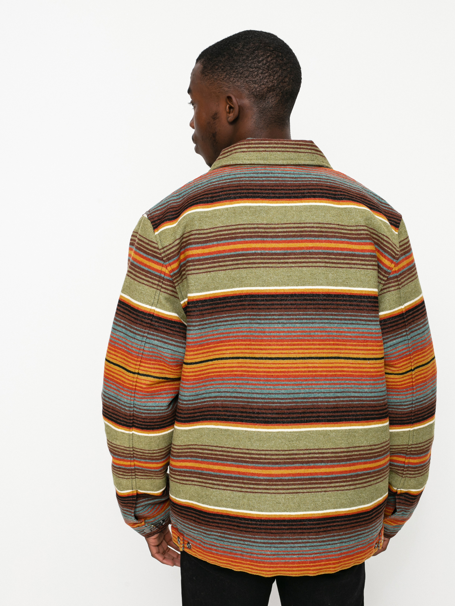 Carhartt WIP Detroit Tuscon Jacket (tuscon stripe dollar green)