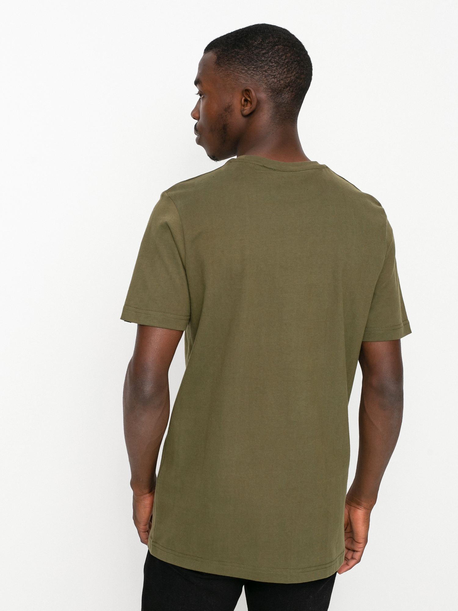 khaki longline t shirt