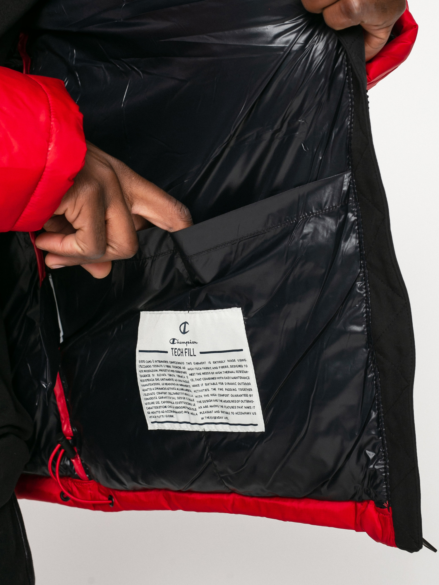Champion Legacy Hooded Jacket 216652 Jacke (htr/nbk)