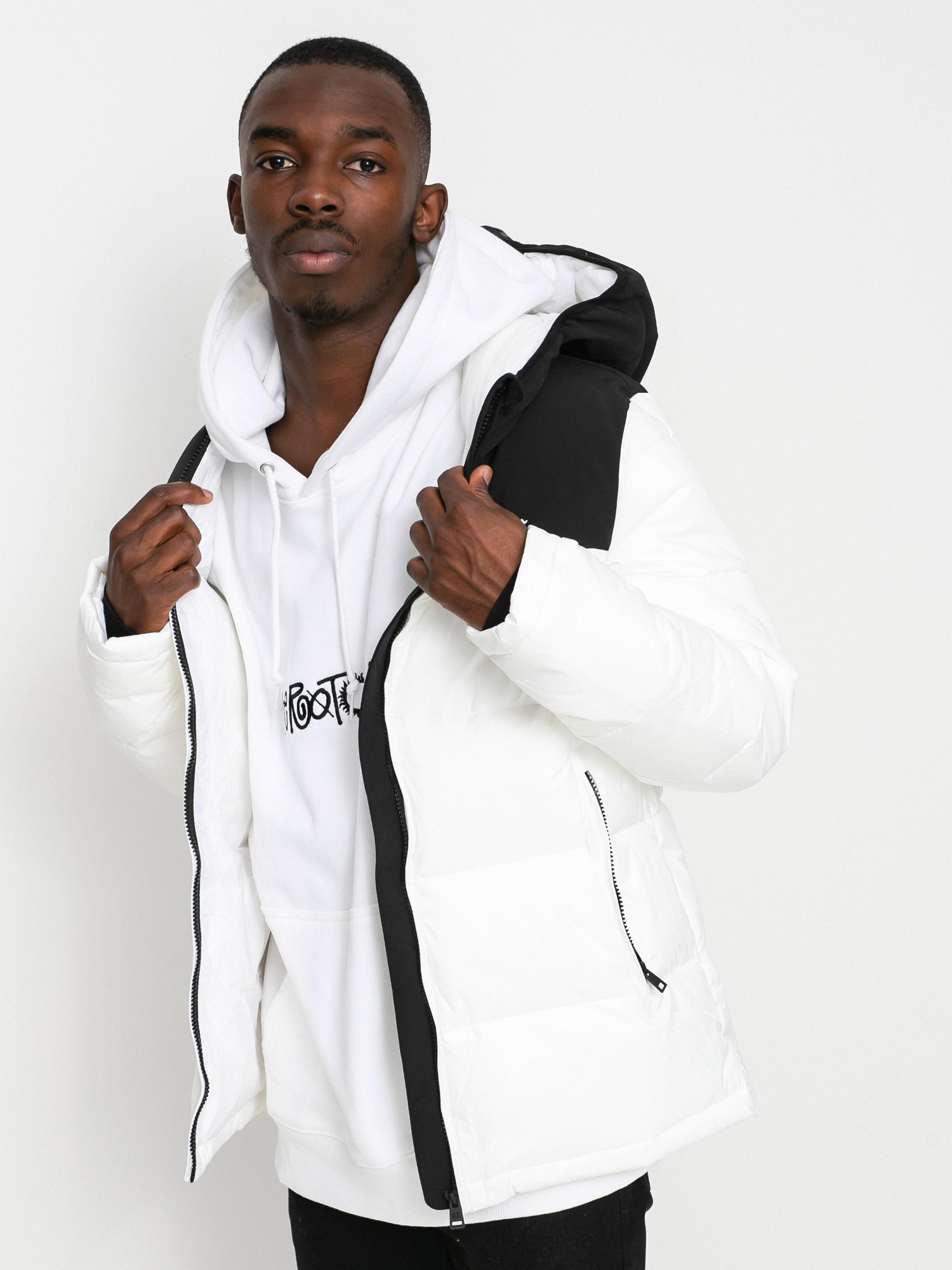 Champion Legacy Hooded Jacket 216652 Jacke (wht/nbk)