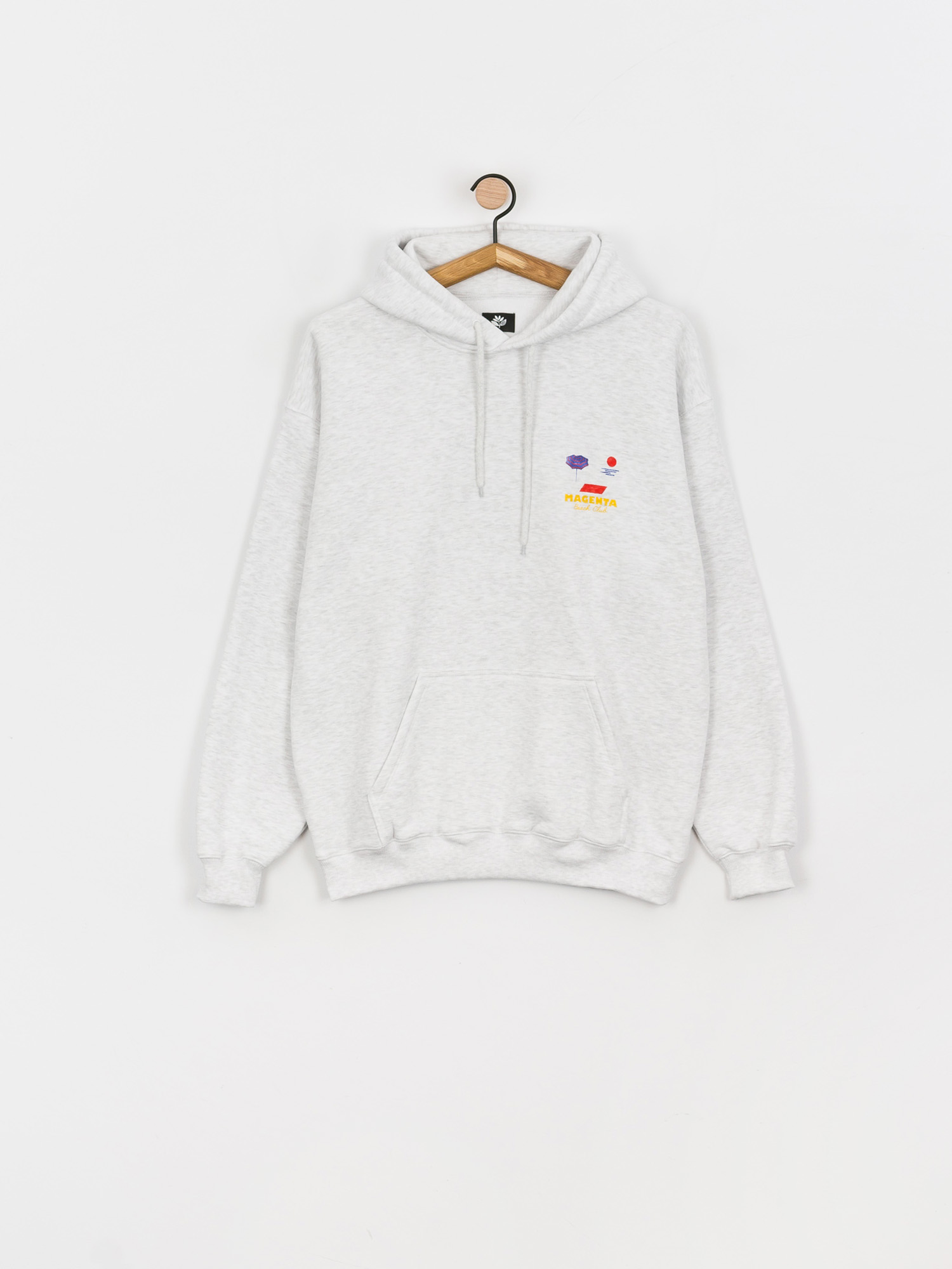 Magenta Beach Club HD Hoodie (ash)