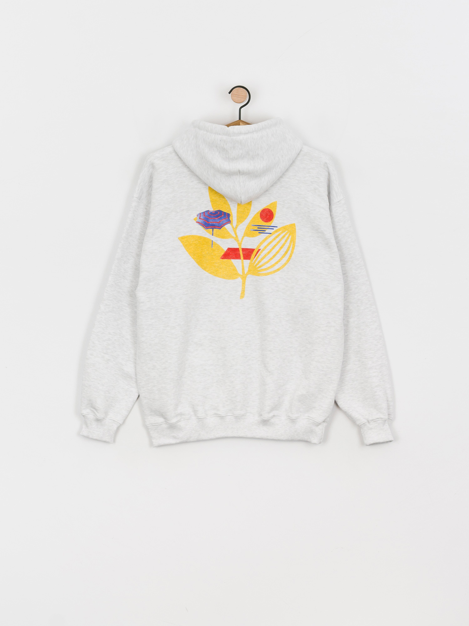 Magenta Beach Club HD Hoodie (ash)