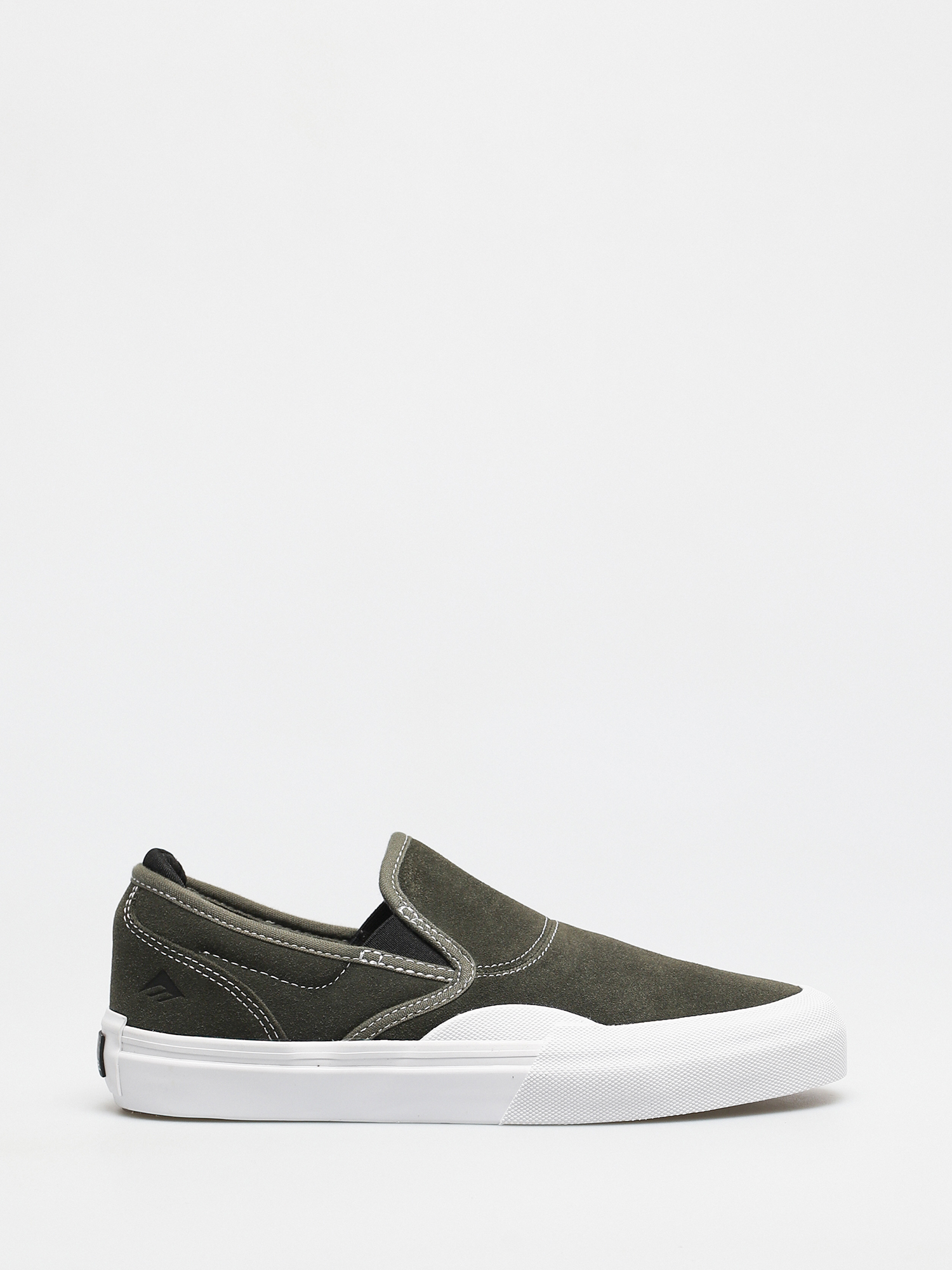 olive slip on shoes