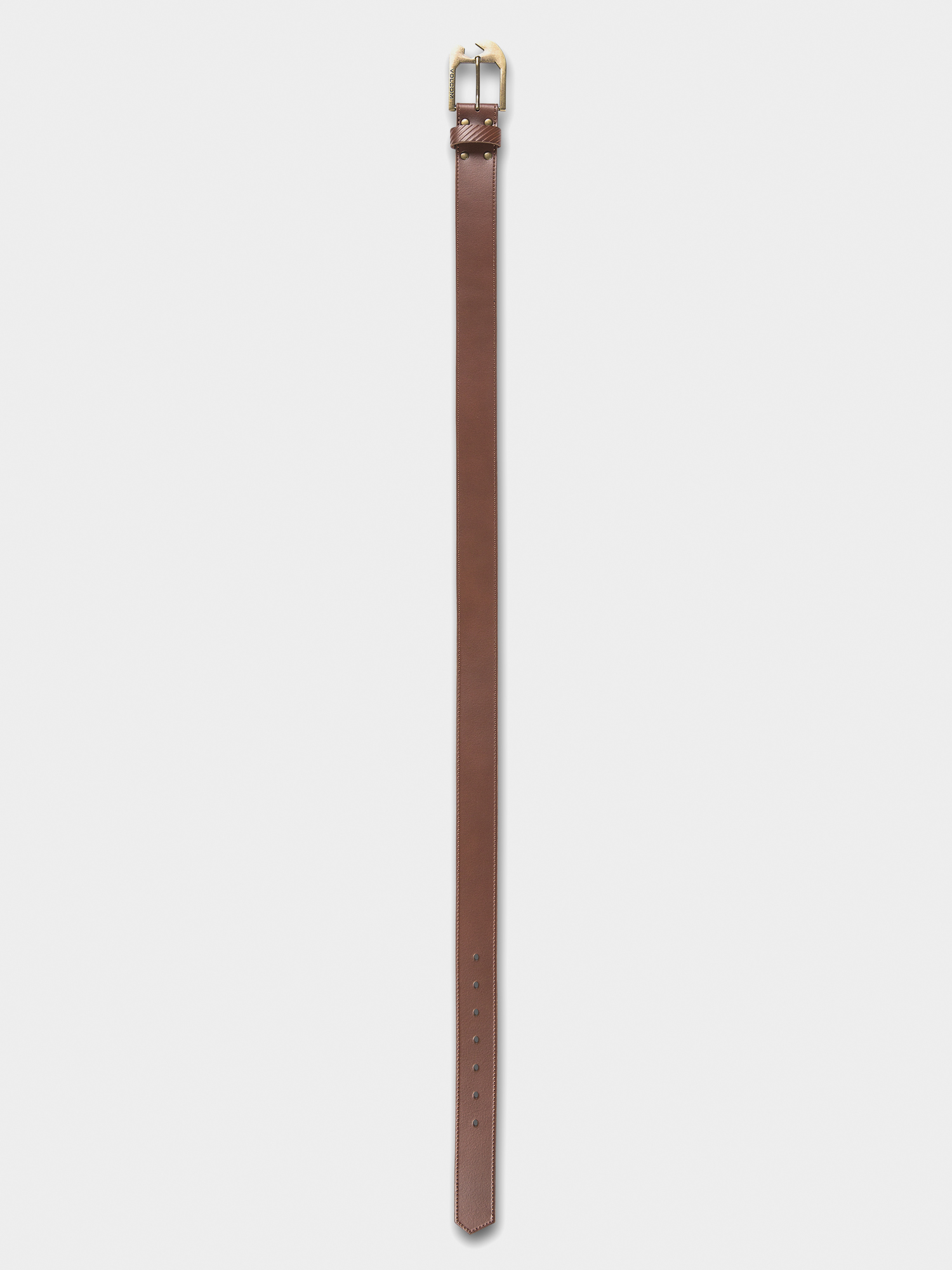 Volcom Skully Leather Belt (brown)