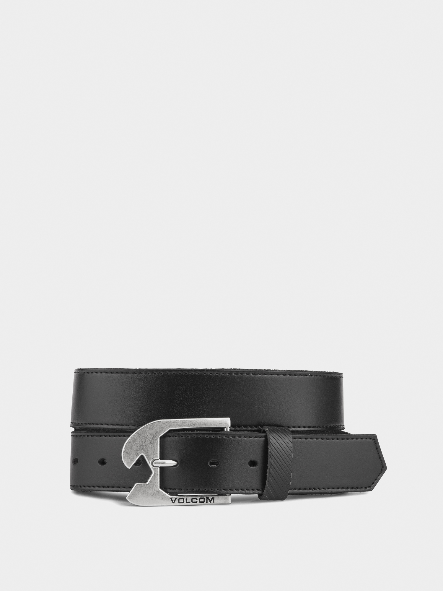 Volcom Skully Leather Belt (black)