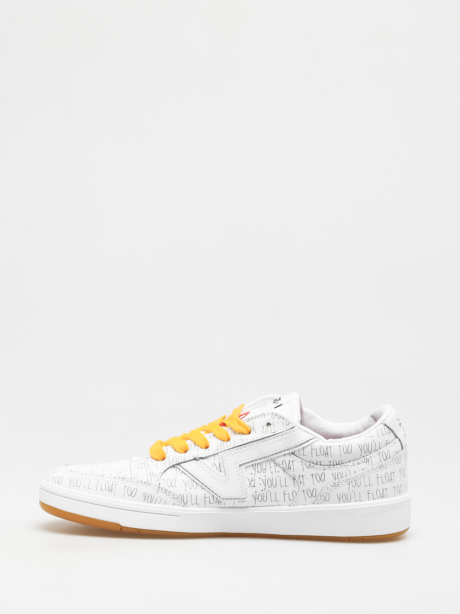 yellow white sneakers