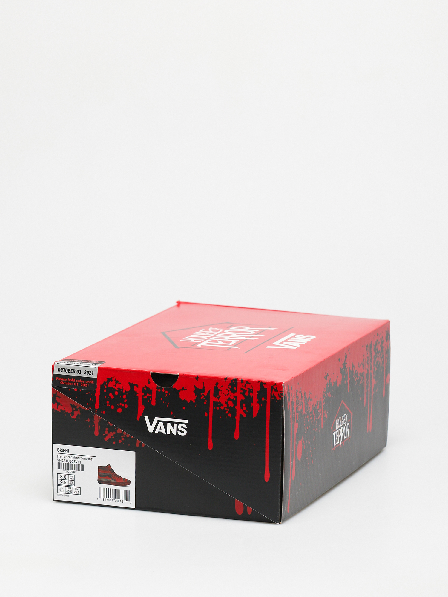Vans X Terror Sk8 Hi Shoes (nightmare on elm street)