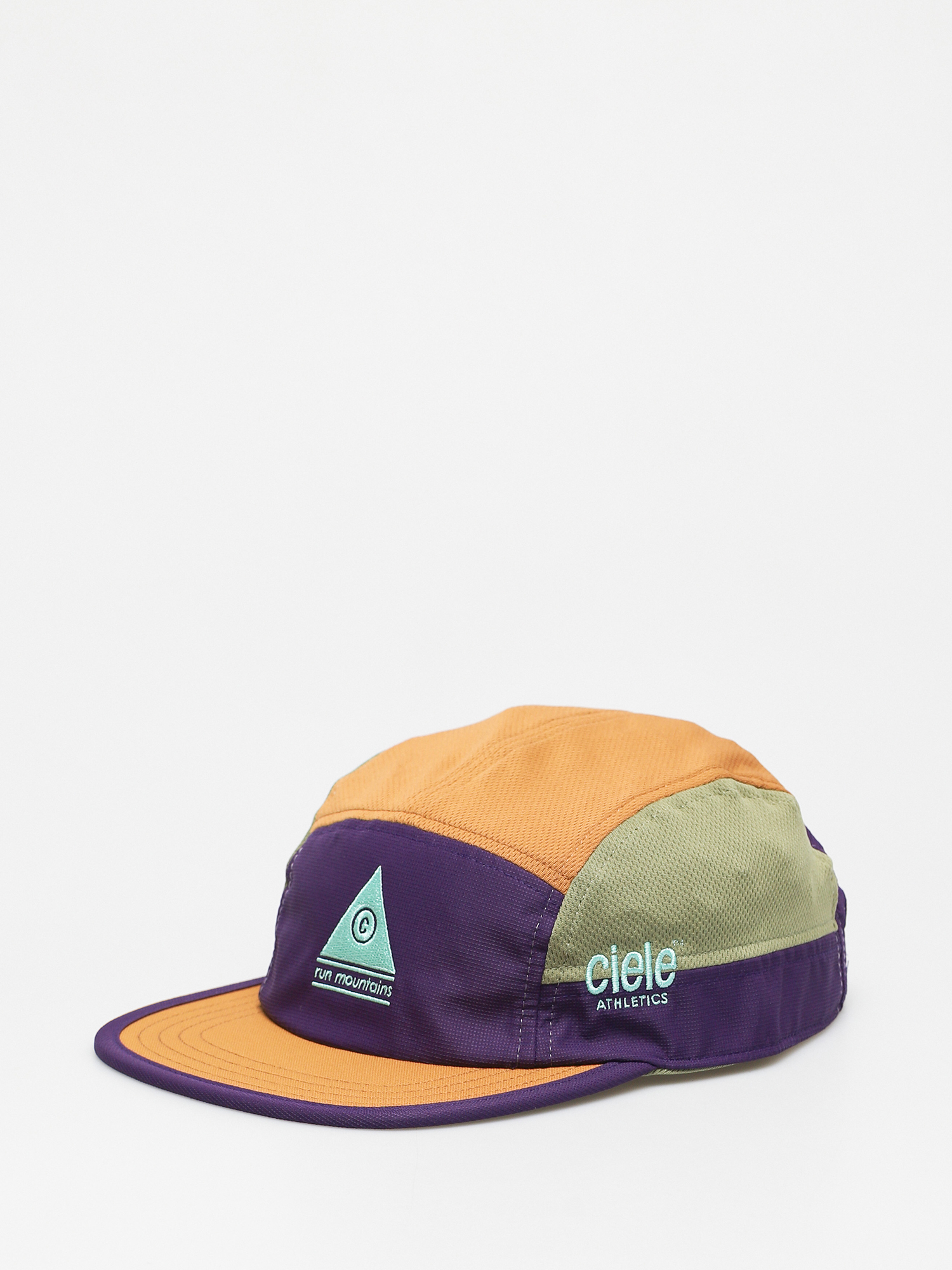 Ciele Athletics Women’s Multicolor Performance Cap - Blue/Green/Orange Ciele GOCap SC Iconic Pyramid – Fit2Run main image 2