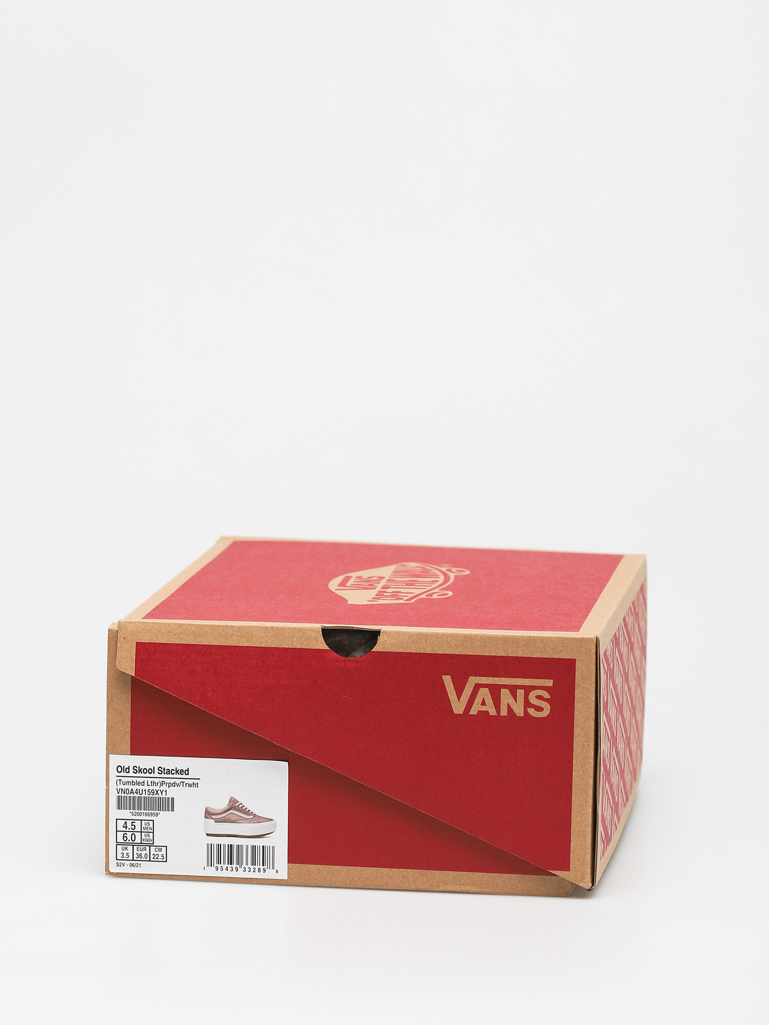 Vans Old Skool Stacked Shoes (tumbled lthr/prpdv/trwht)