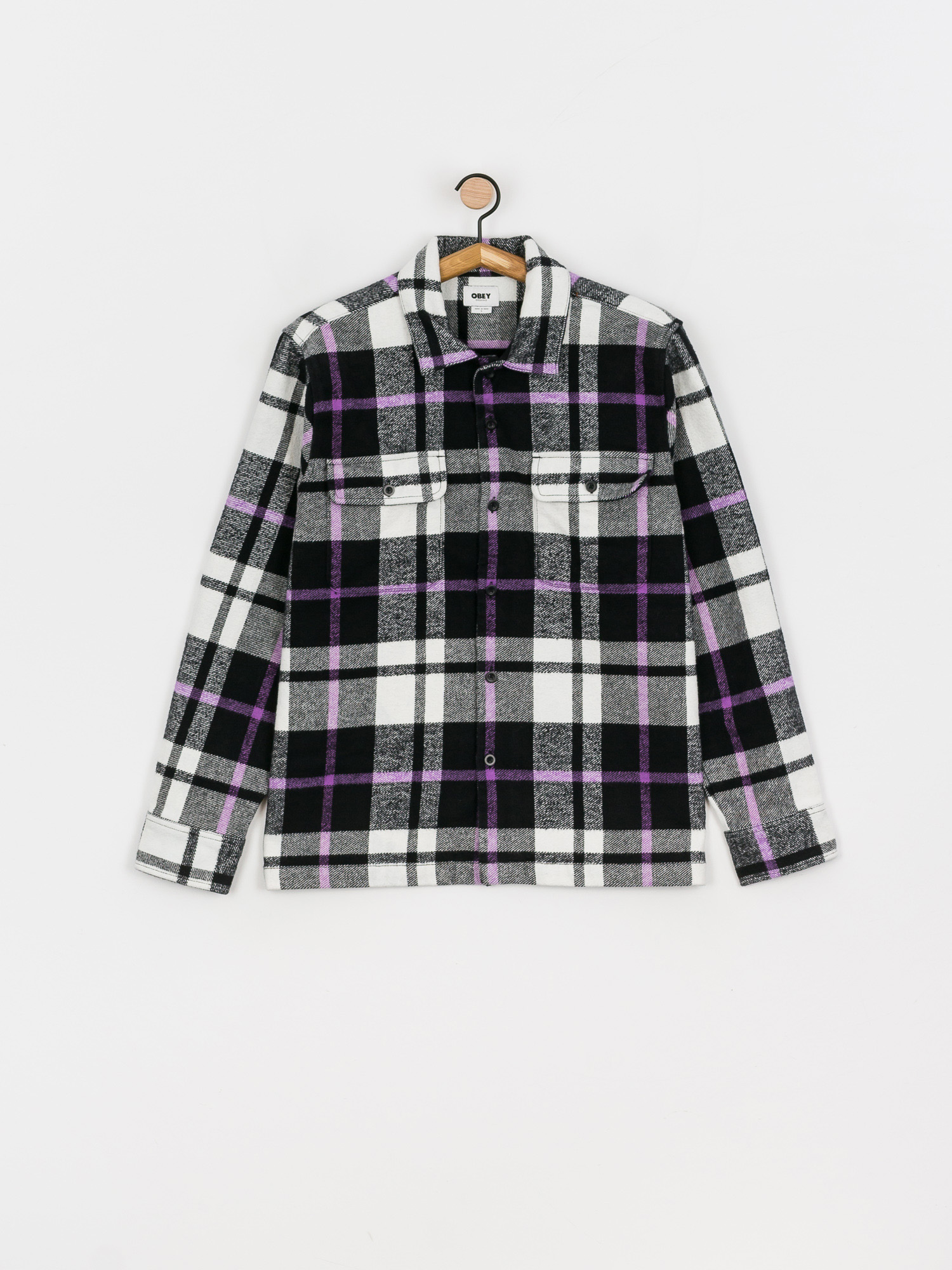 OBEY Advert Woven Shirt (black multi)