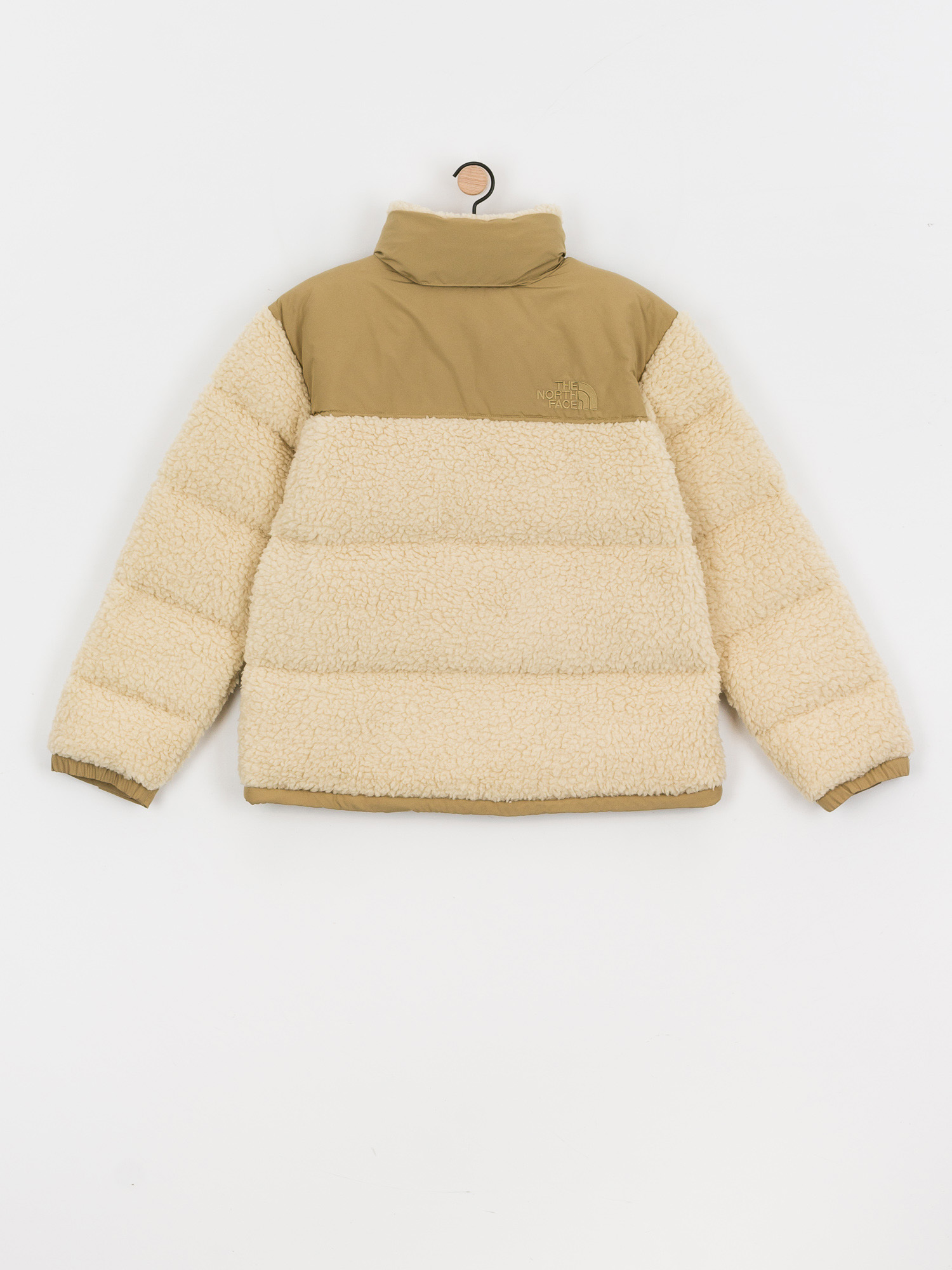 The North Face Sherpa Nuptse Jacke (bleached sand/kelp tan)