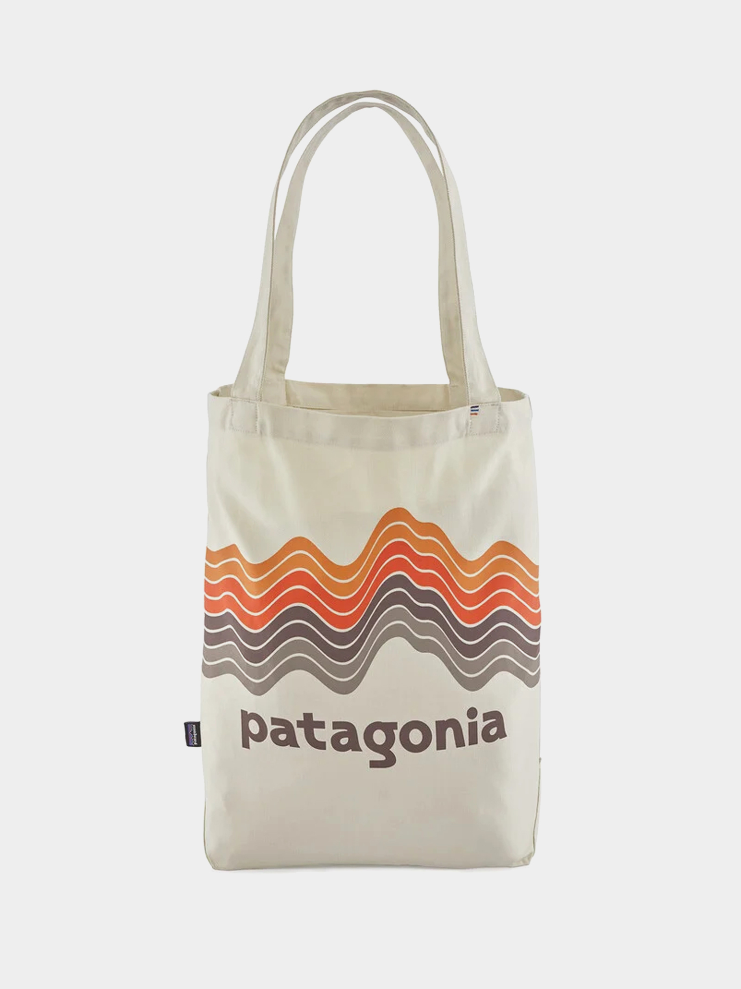 Patagonia Market Tote Bag beige ridge rise stripe bleached stone