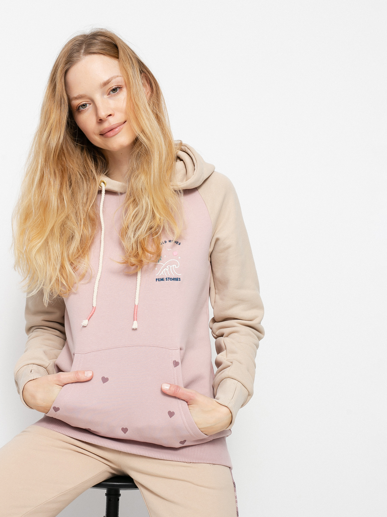 Femi Stories Novia HD Hoodie Wmn (lpnk)