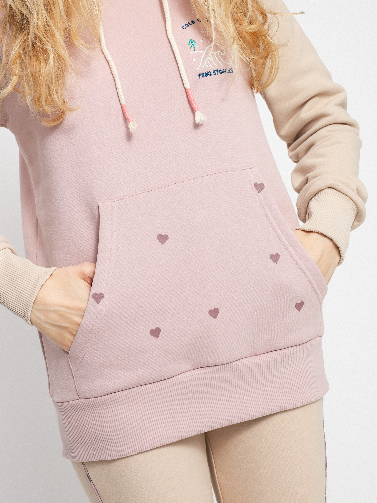 Femi Stories Novia HD Hoodie Wmn (lpnk)