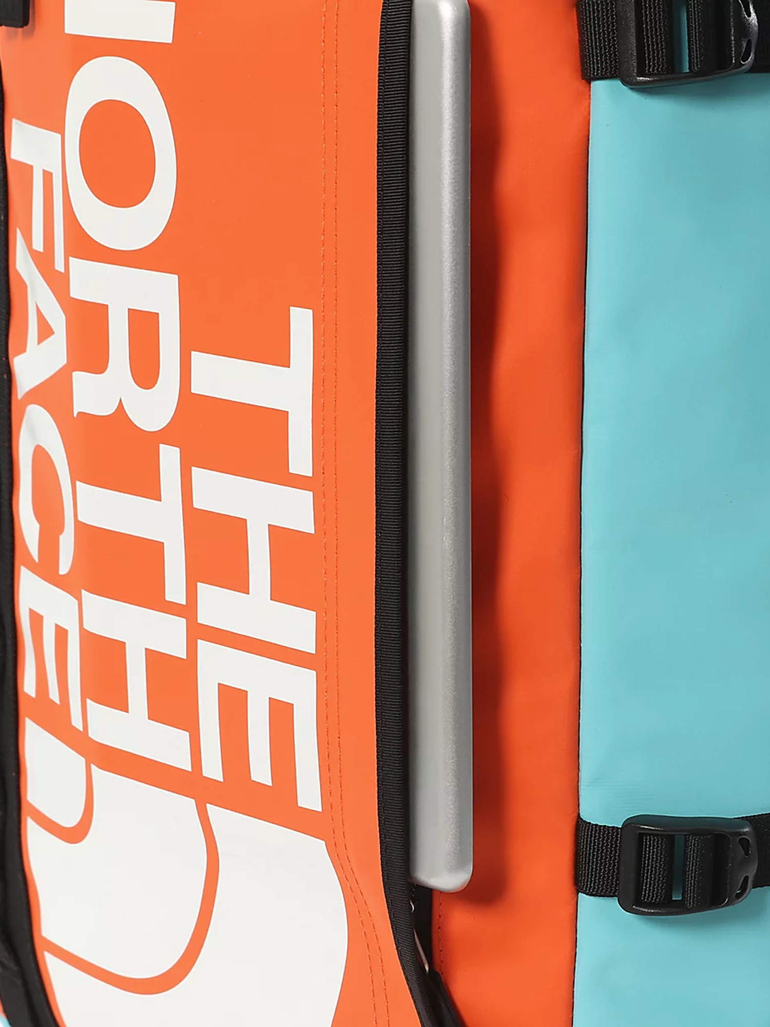 The North Face Base Camp Fuse Box Backpack (red orange/trans antracit blue)