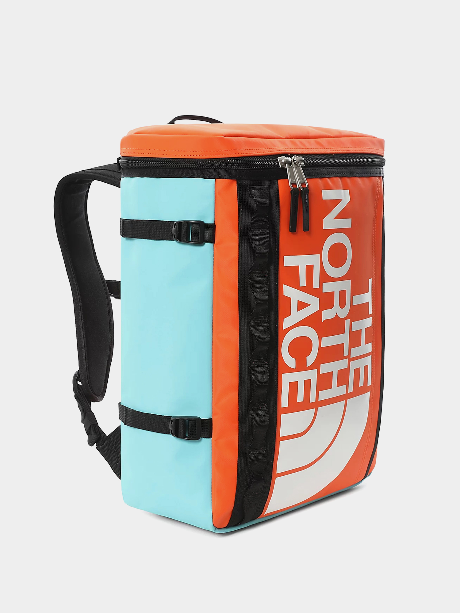 The North Face Base Camp Fuse Box Backpack (red orange/trans antracit blue)