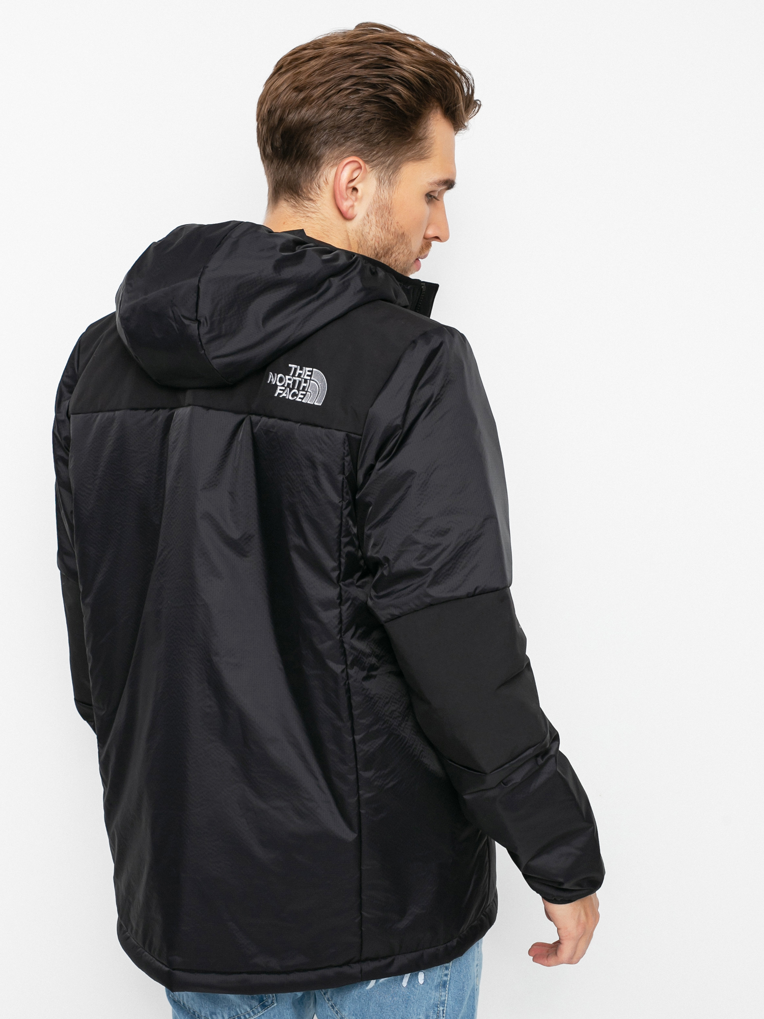 north face light grey jacket