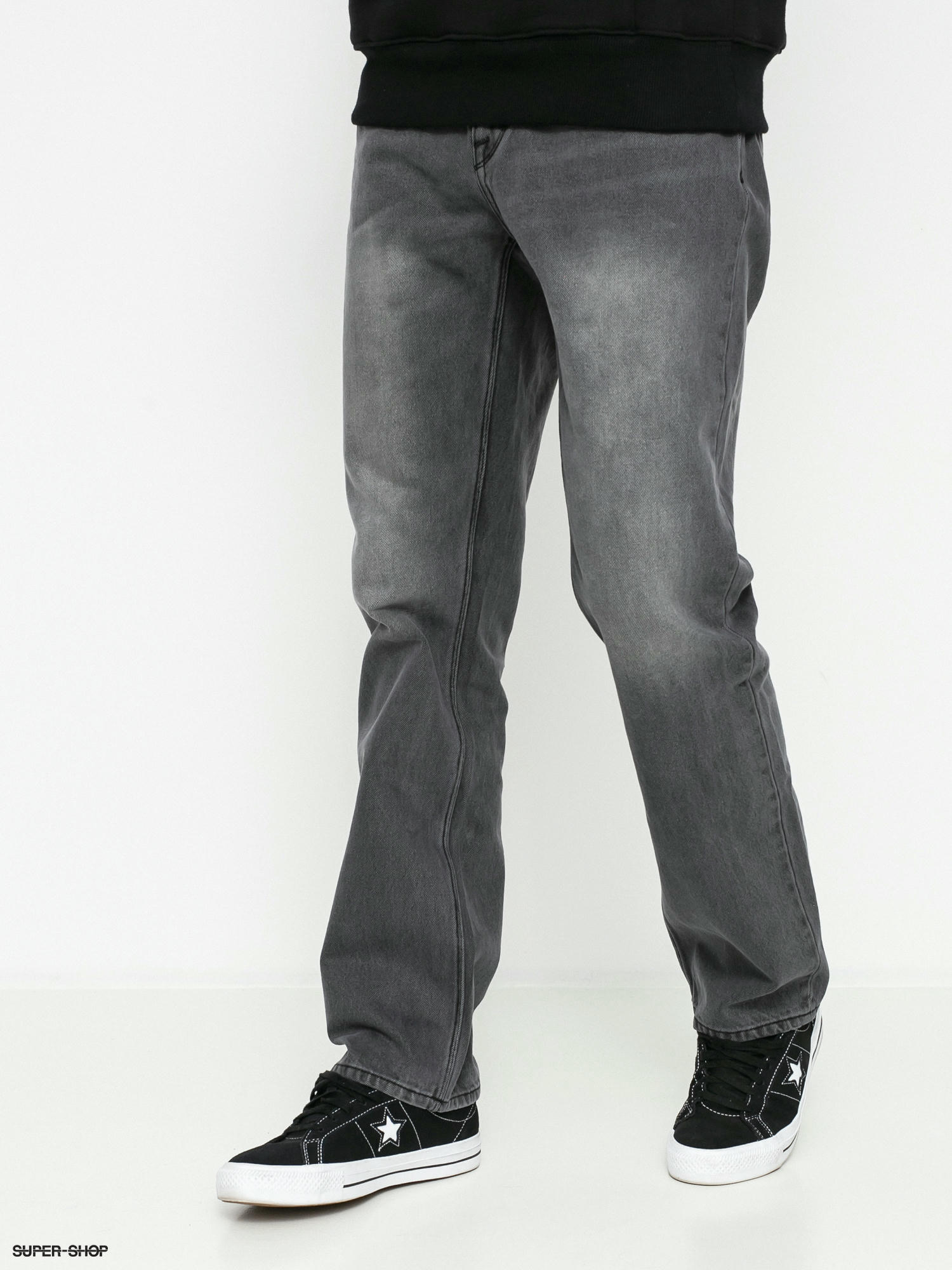 volcom solver jeans grey