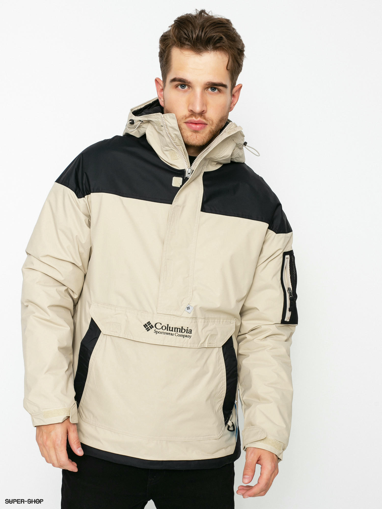 Columbia black store challenger pullover jacket