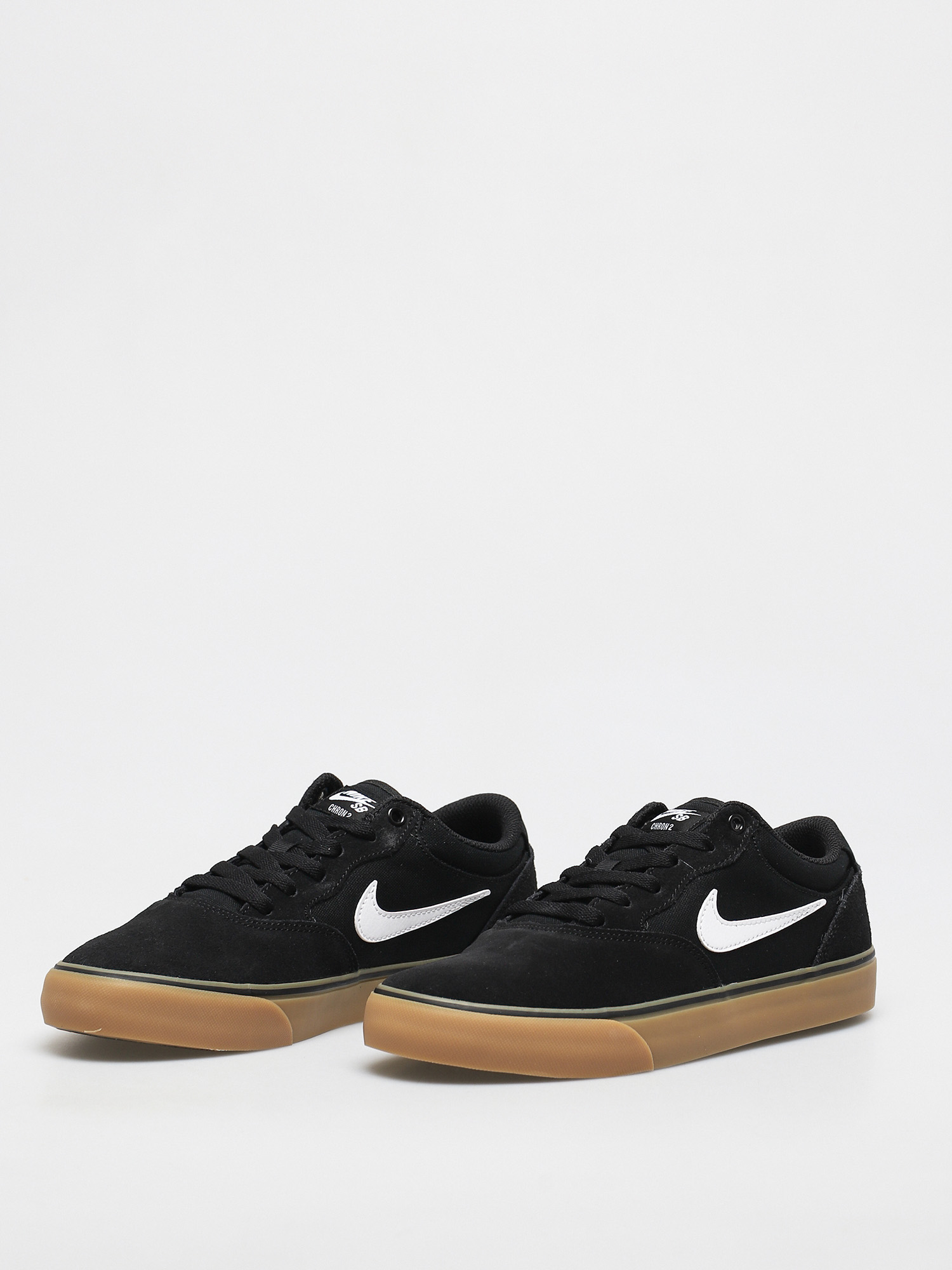 Nike SB Chron 2 Schuhe (black/white black gum light brown)