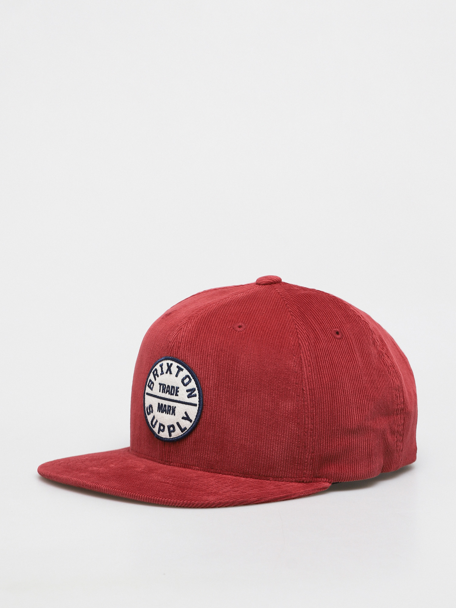 Brixton Oath III Snapback Cap (dark brick)