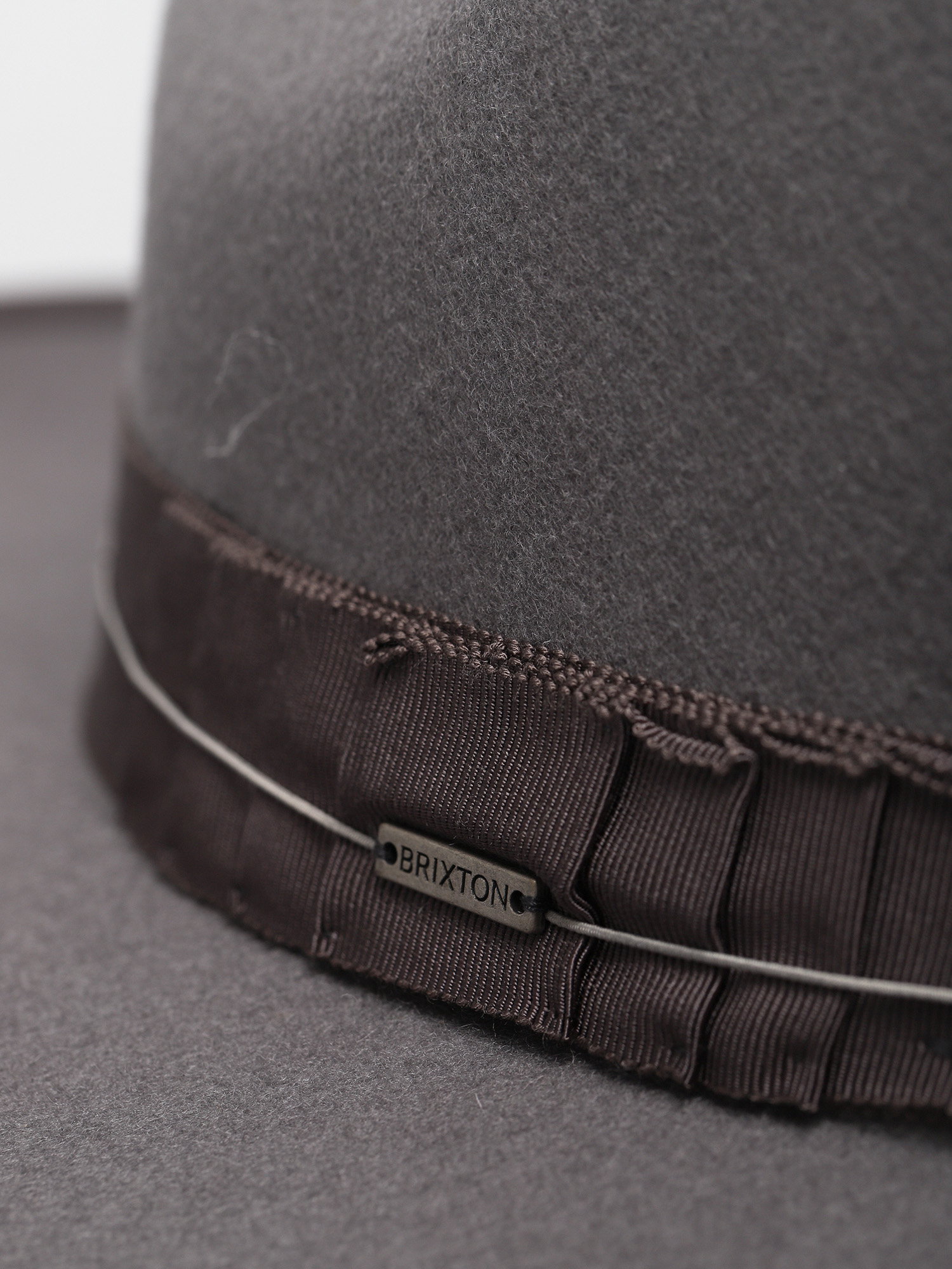 Brixton Reno Fedora Hat (lt grey)