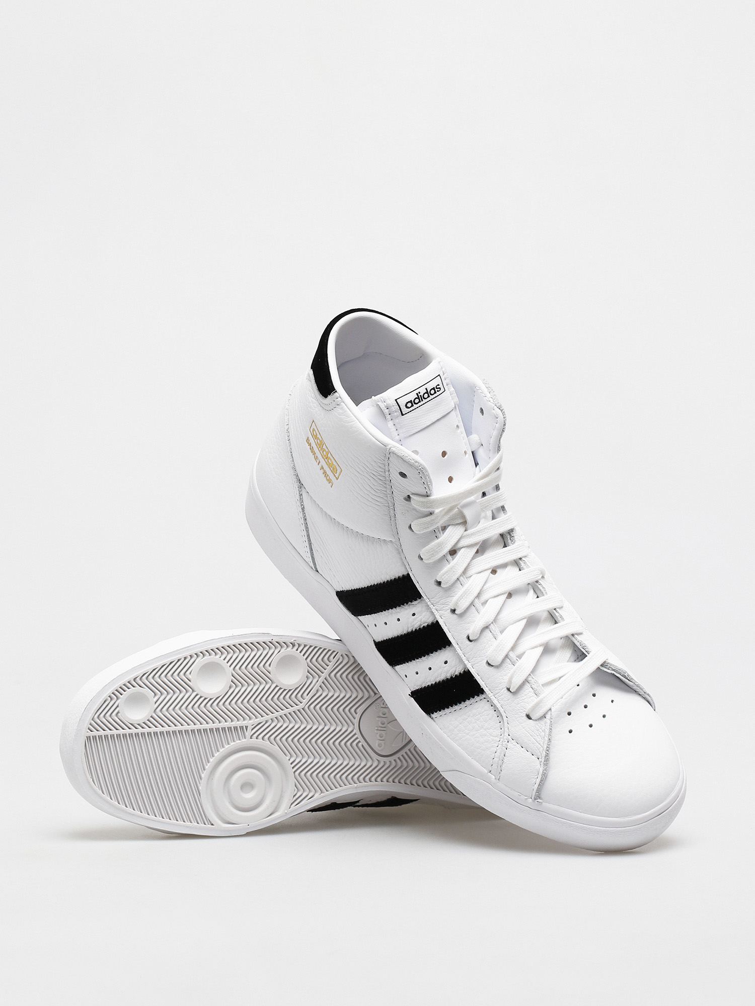 adidas Originals Basket Profi Shoes (ftwwht/cblack/goldmt)