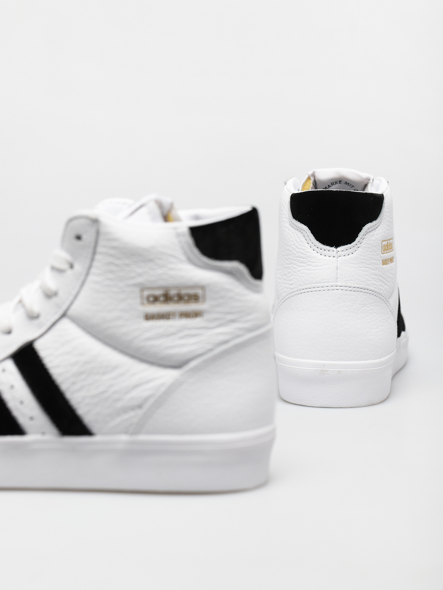 adidas Originals Basket Profi Shoes (ftwwht/cblack/goldmt)