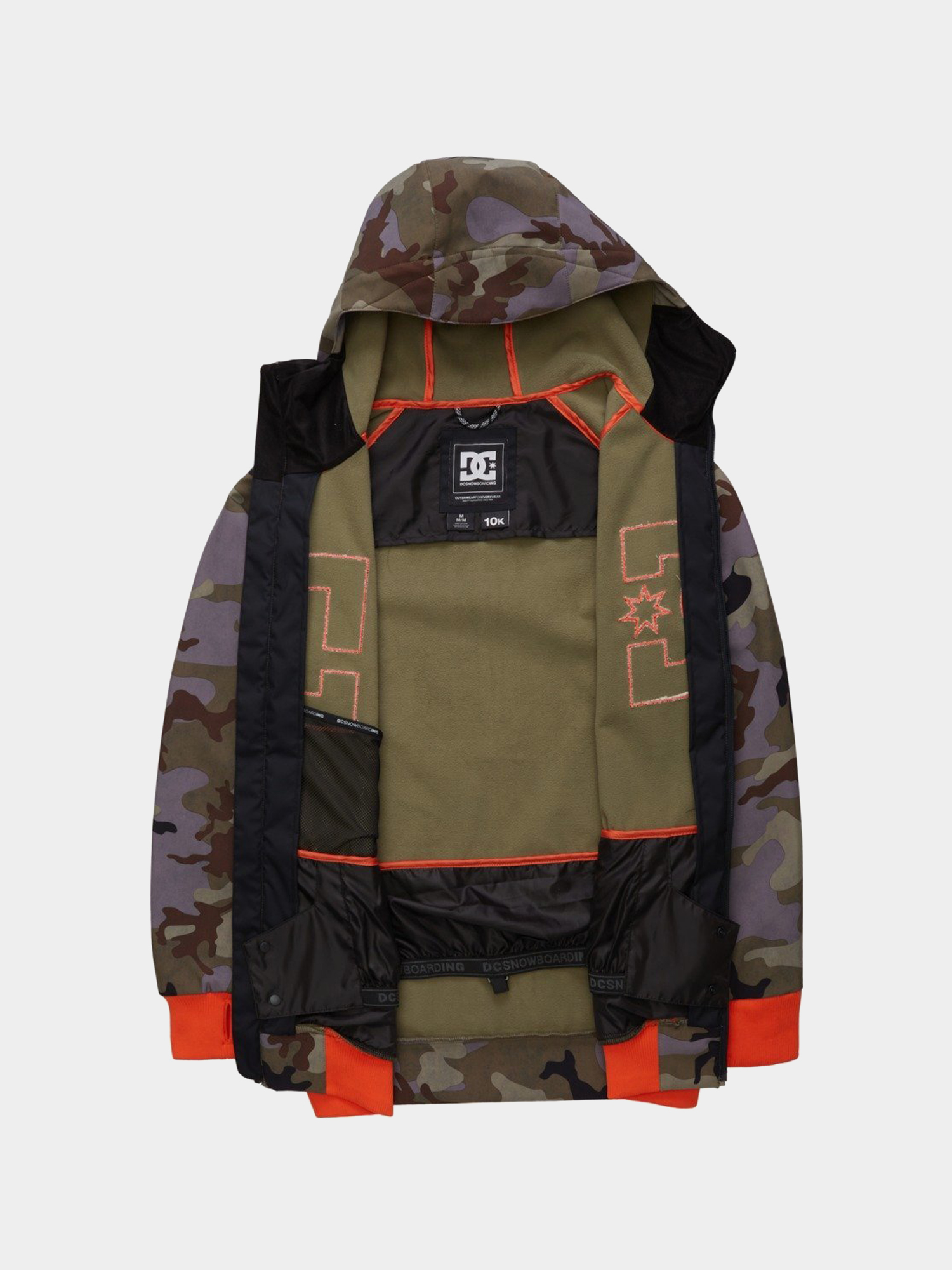 Mens DC Spectrum Snowboard jacket (woodland camo castlerock)