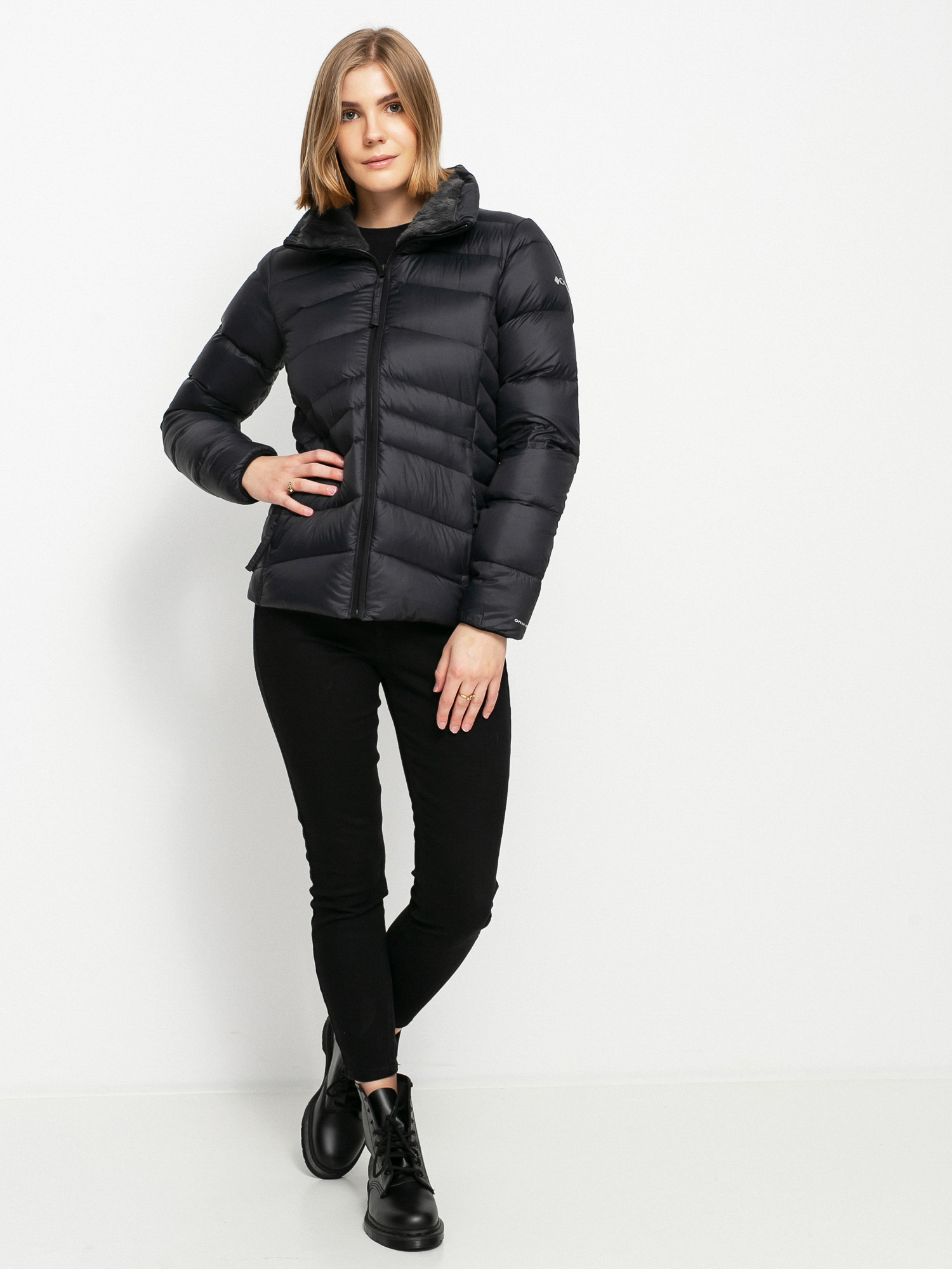 columbia black winter jacket
