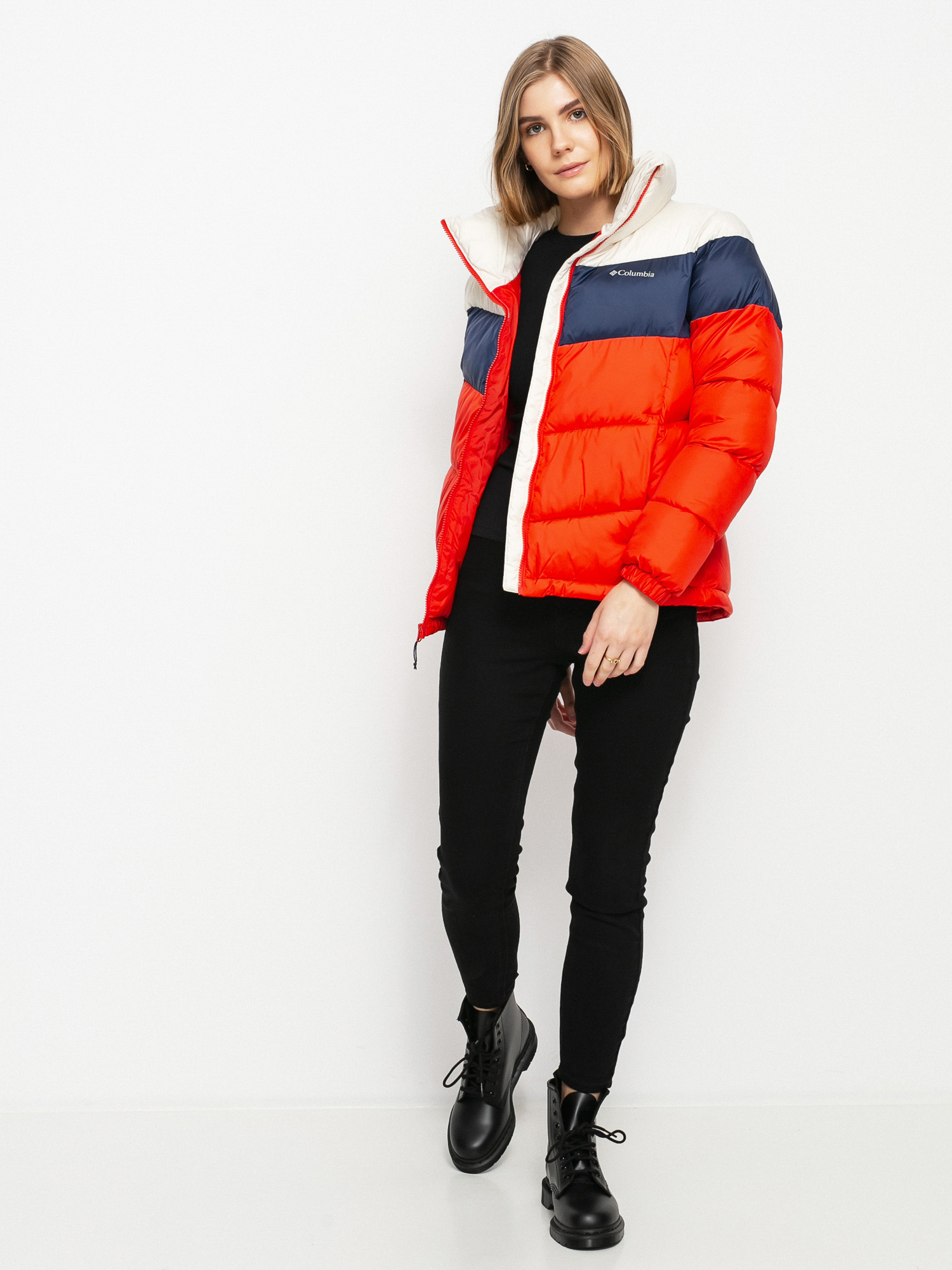 Columbia Puffect Jacket Wmn (bold orange/nocturnal)