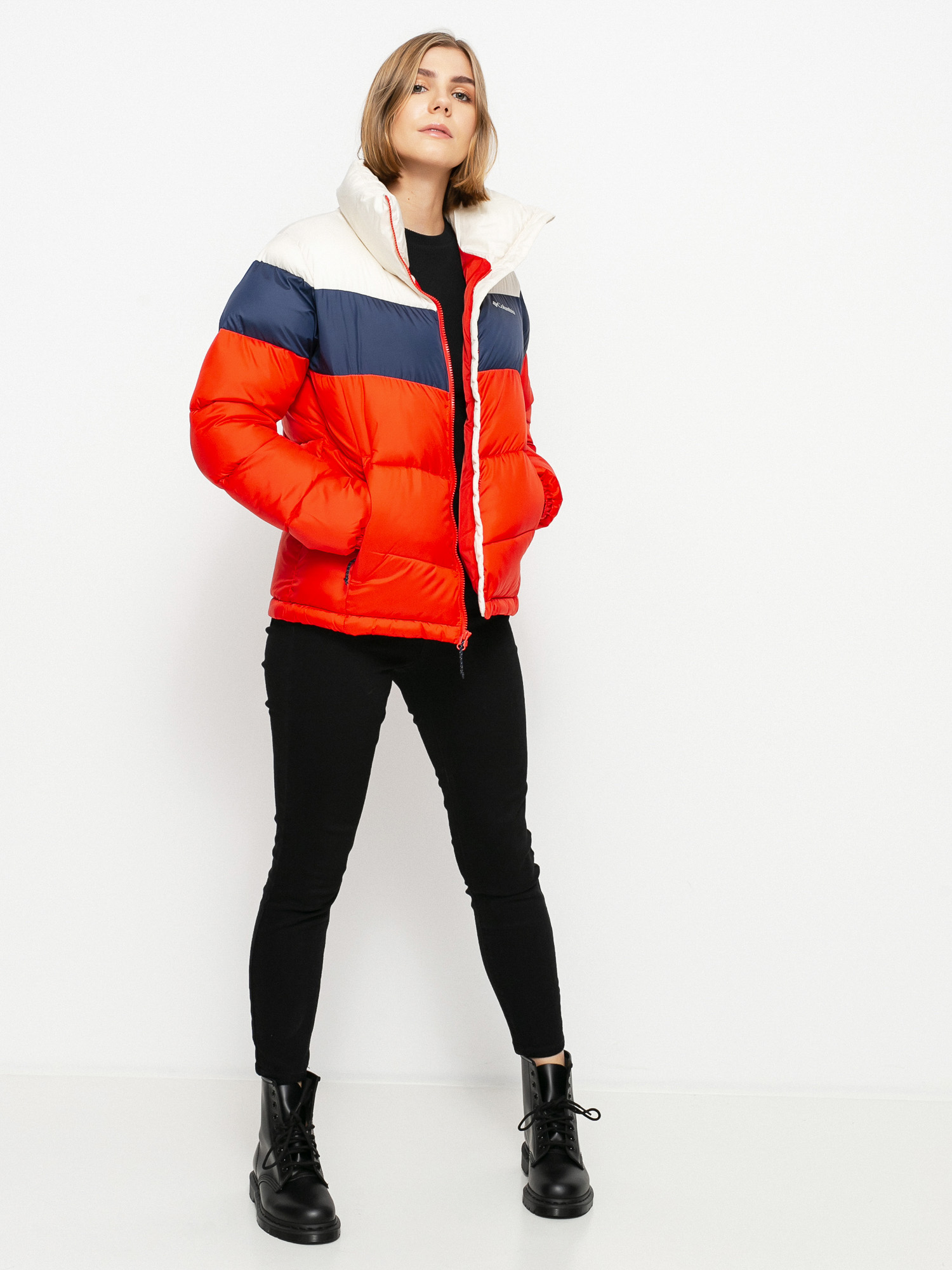 Columbia Puffect Jacket Wmn (bold orange/nocturnal)