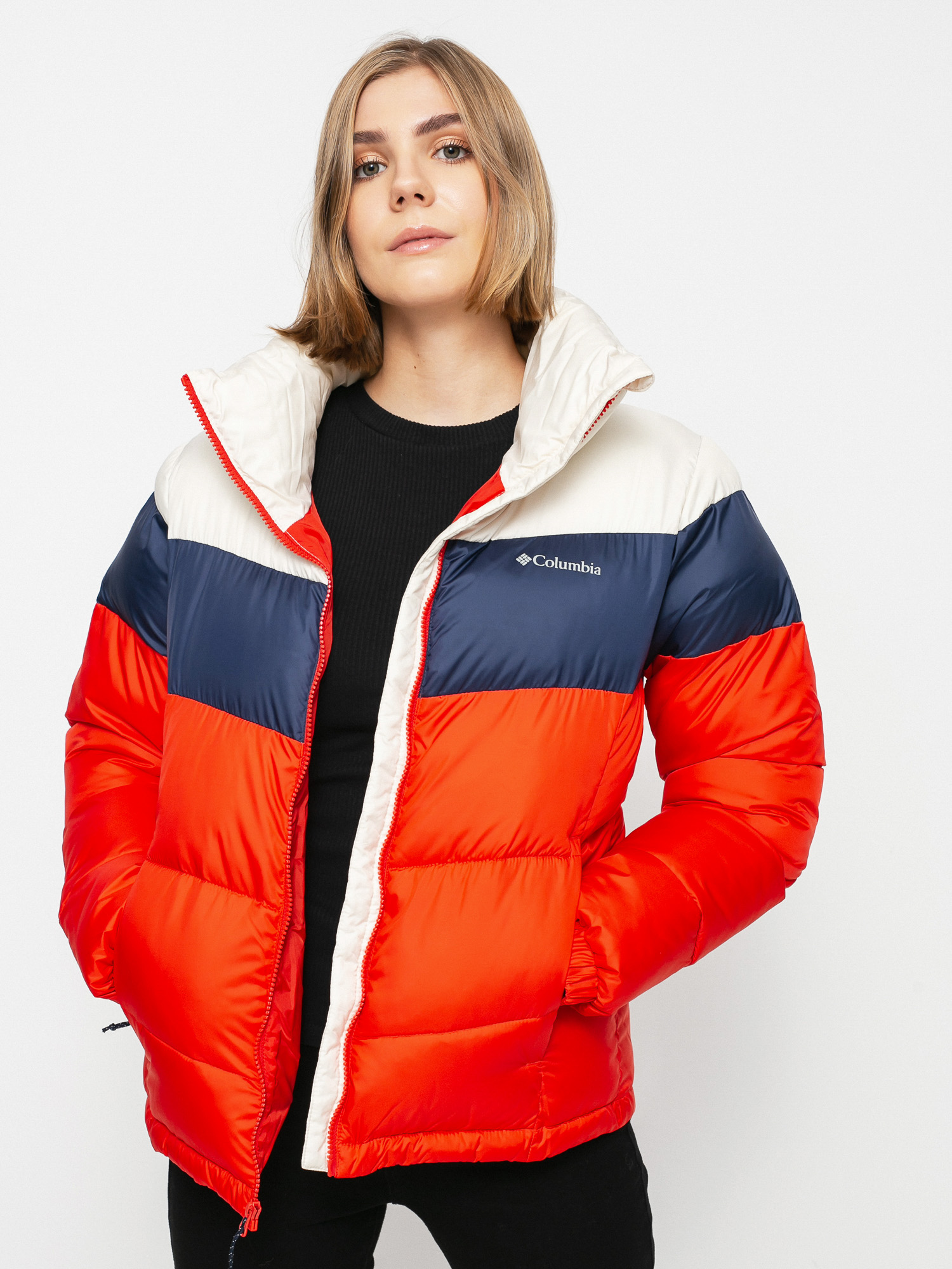 Columbia Puffect Jacket Wmn (bold orange/nocturnal)