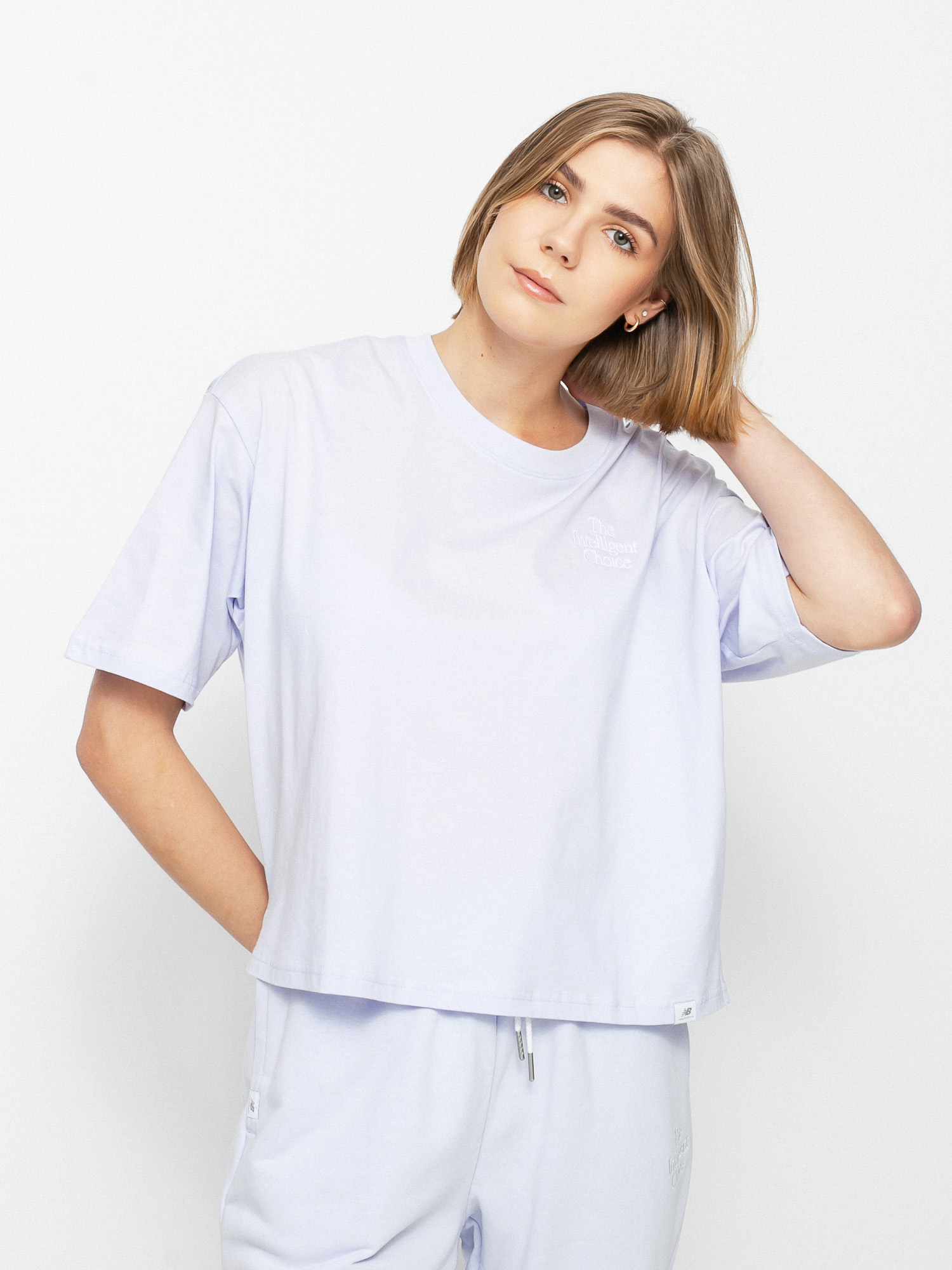 New Balance Athletics Intelligent Choice T-shirt Wmn (silent grey)