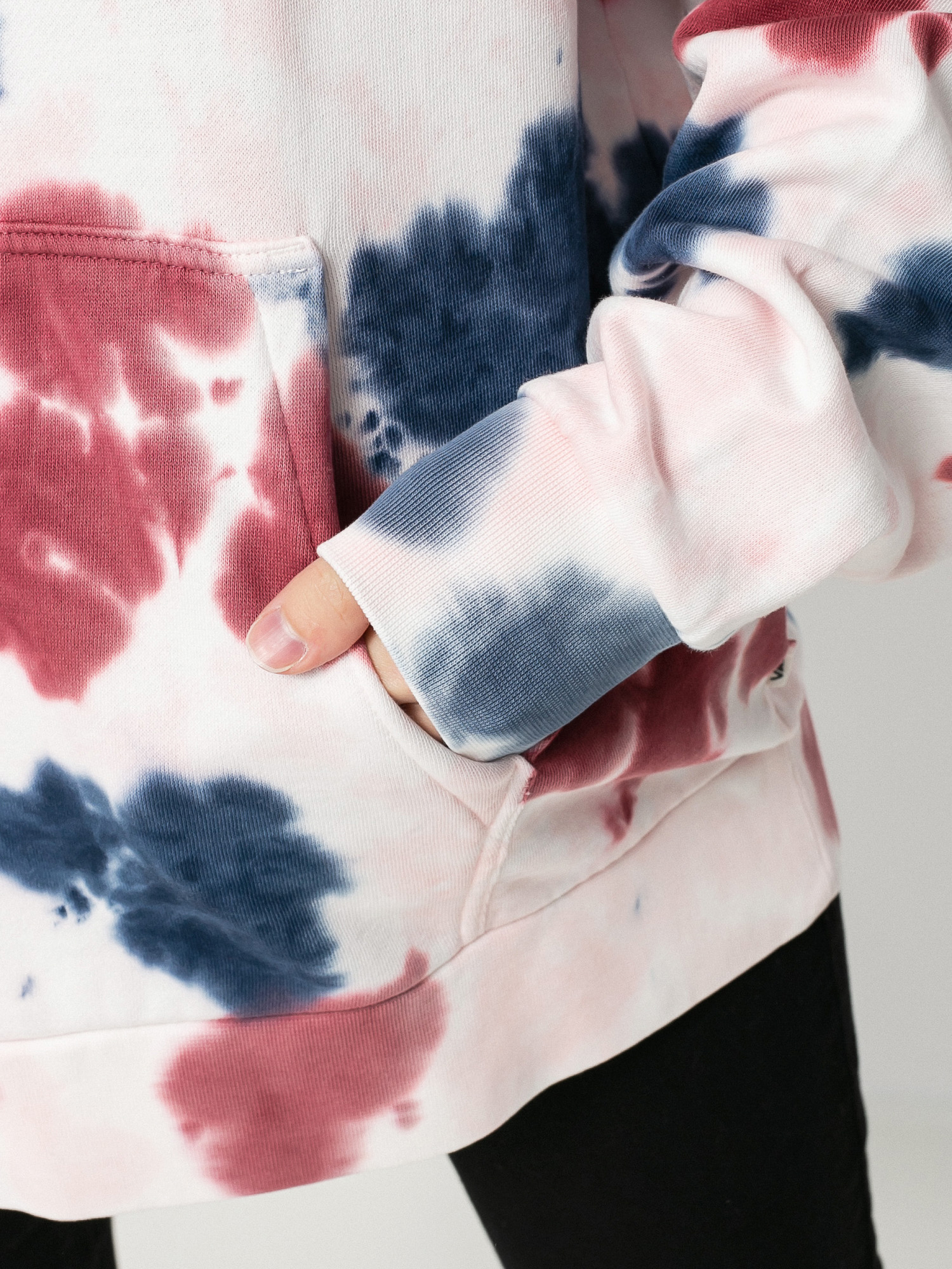 Vans Mascy Grunge Wash HD Hoodie Wmn (pomegranate)