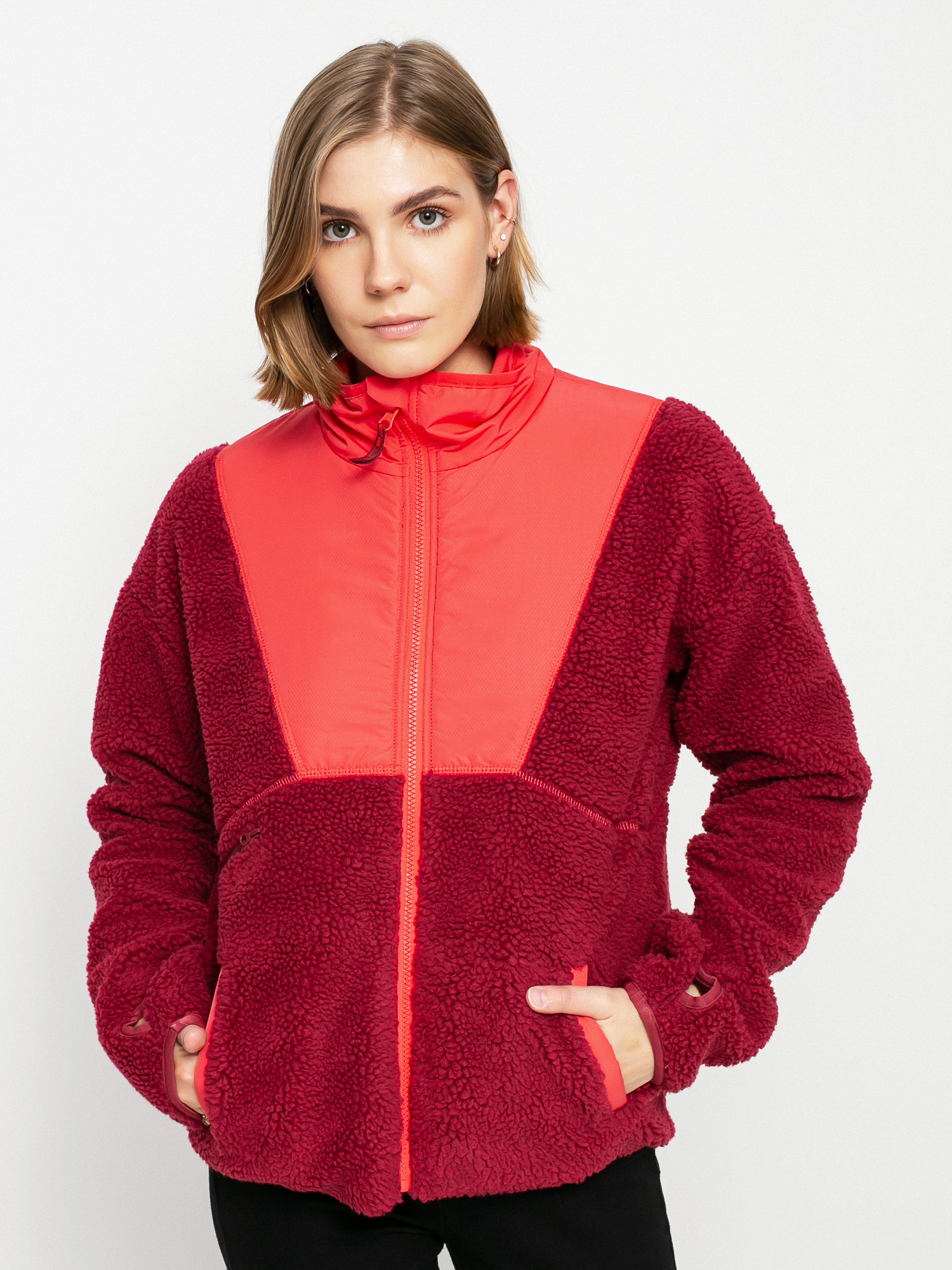 Womens Roxy Unforgettable Landscapes Fleece (tibetan red)