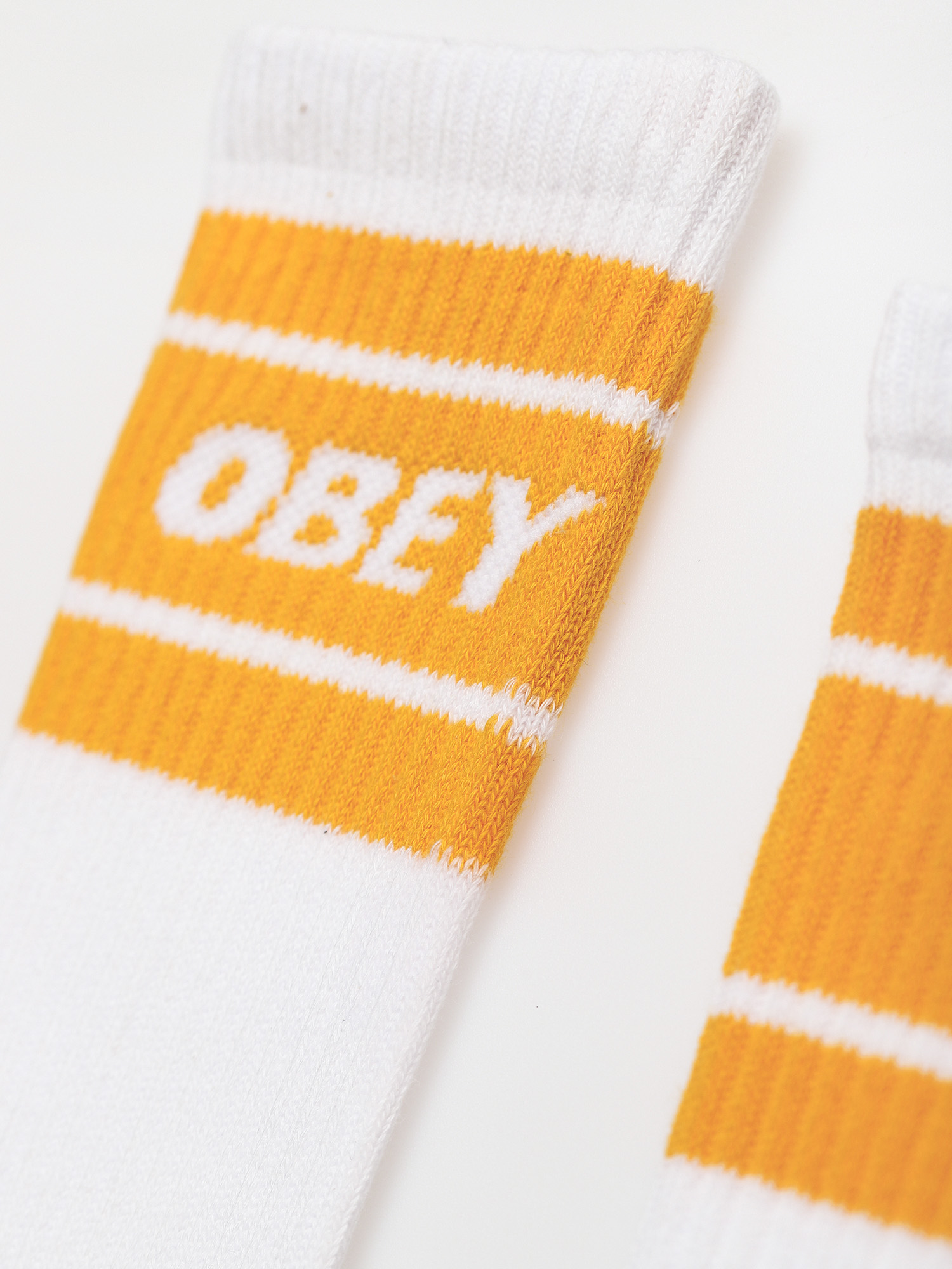 Obey Eyes Icon Socks – Calzini Uomo/Donna, Colore Bianco, Cotone