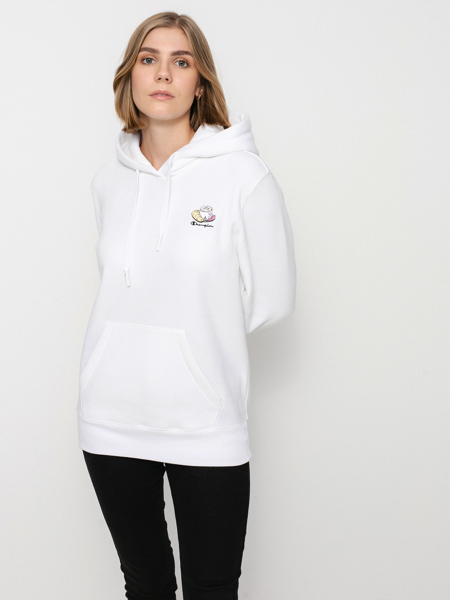 Champion Sweatshirt HD 114694 Hoodie Wmn (wht)
