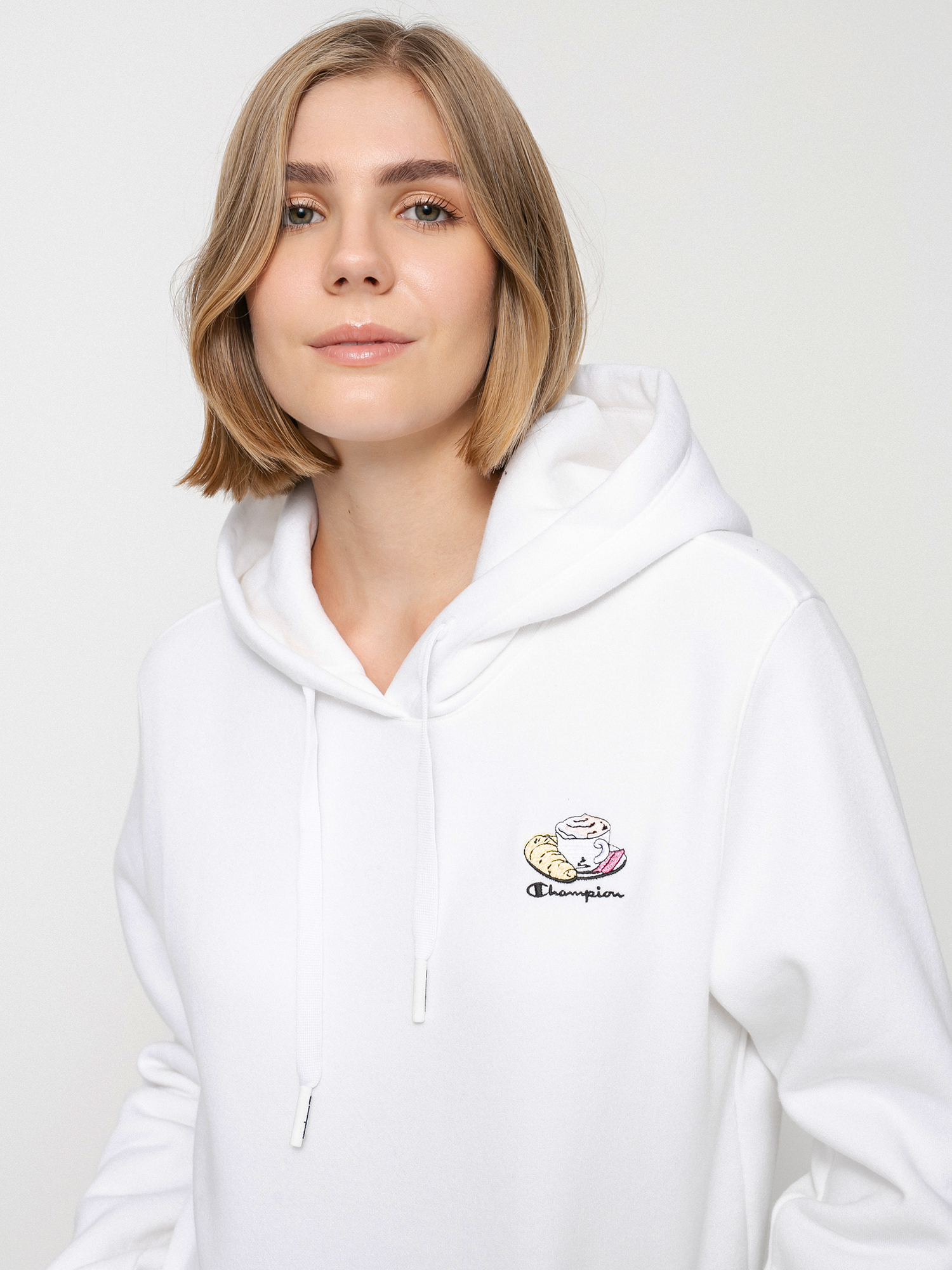 Champion Sweatshirt HD 114694 Hoodie Wmn (wht)
