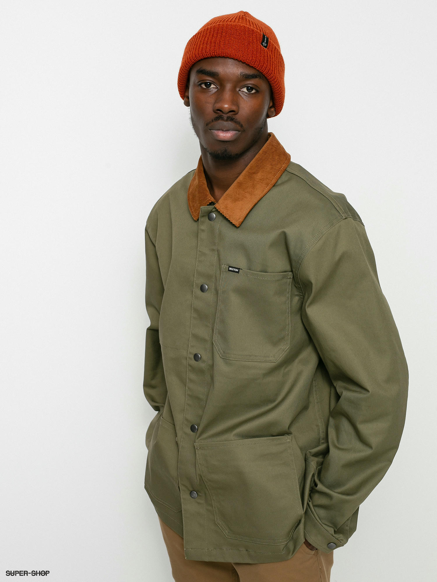 Brixton Survey X Chore Coat Jacket (military olive)