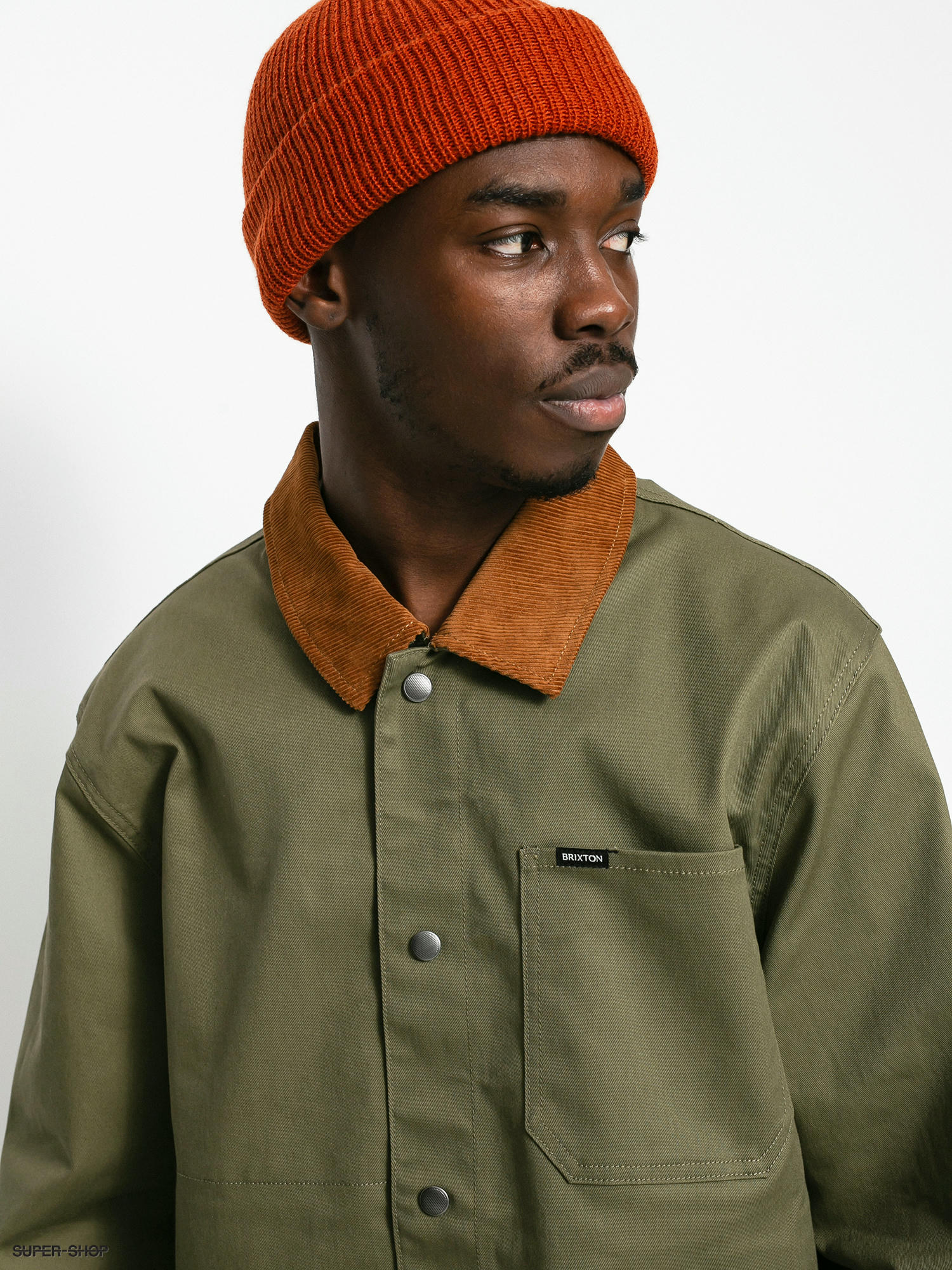 Brixton Survey X Chore Coat Jacket (military olive)