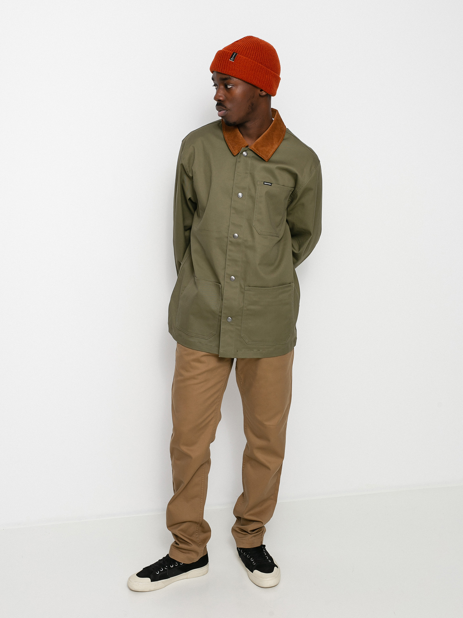 Brixton Survey X Chore Coat Jacke (military olive)