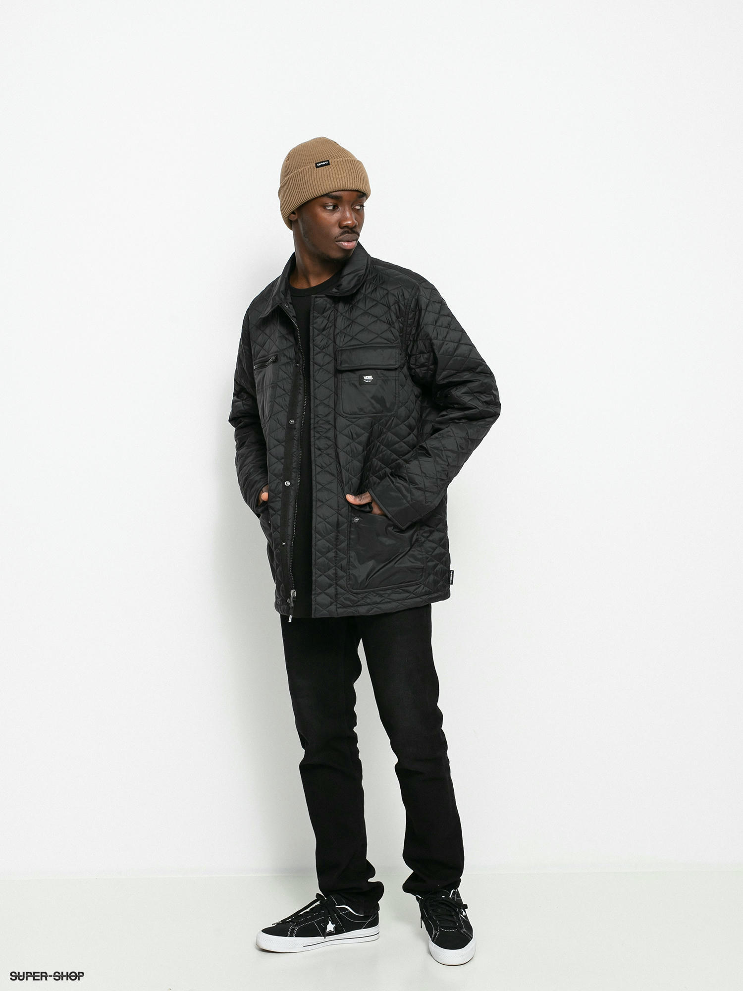 vans drill chore coat mte black