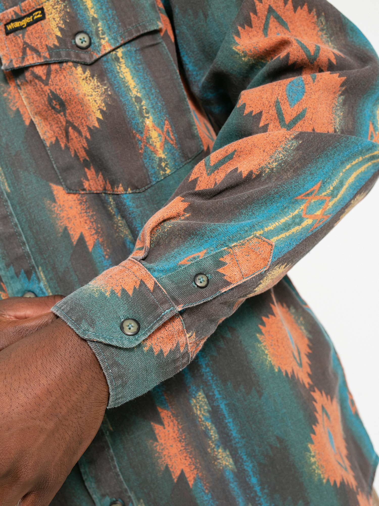 Billabong X Wrangler Westward Twill Shirt (coffee)