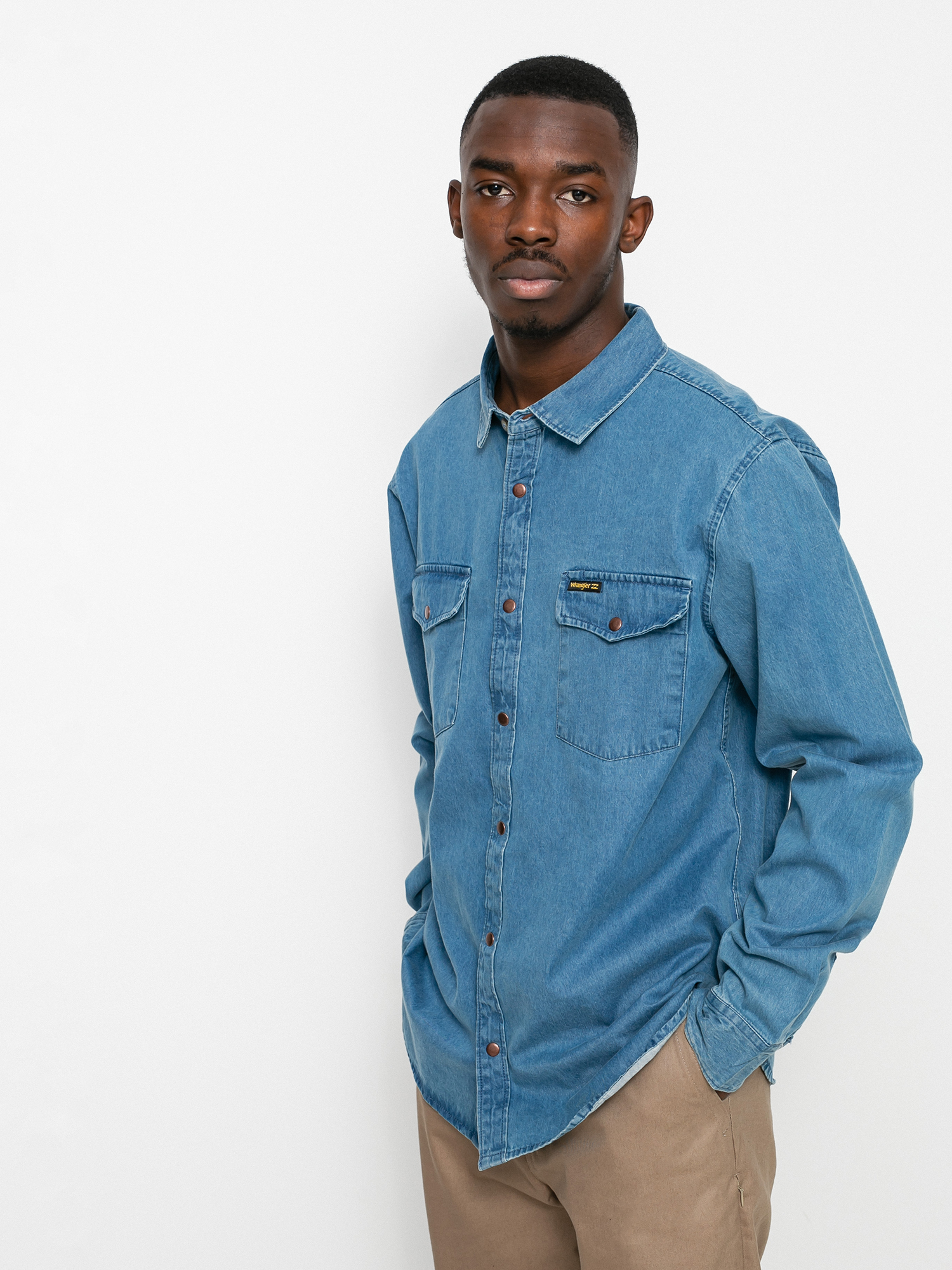 Billabong X Wrangler Morgan Denim Shirt (ocean blue)