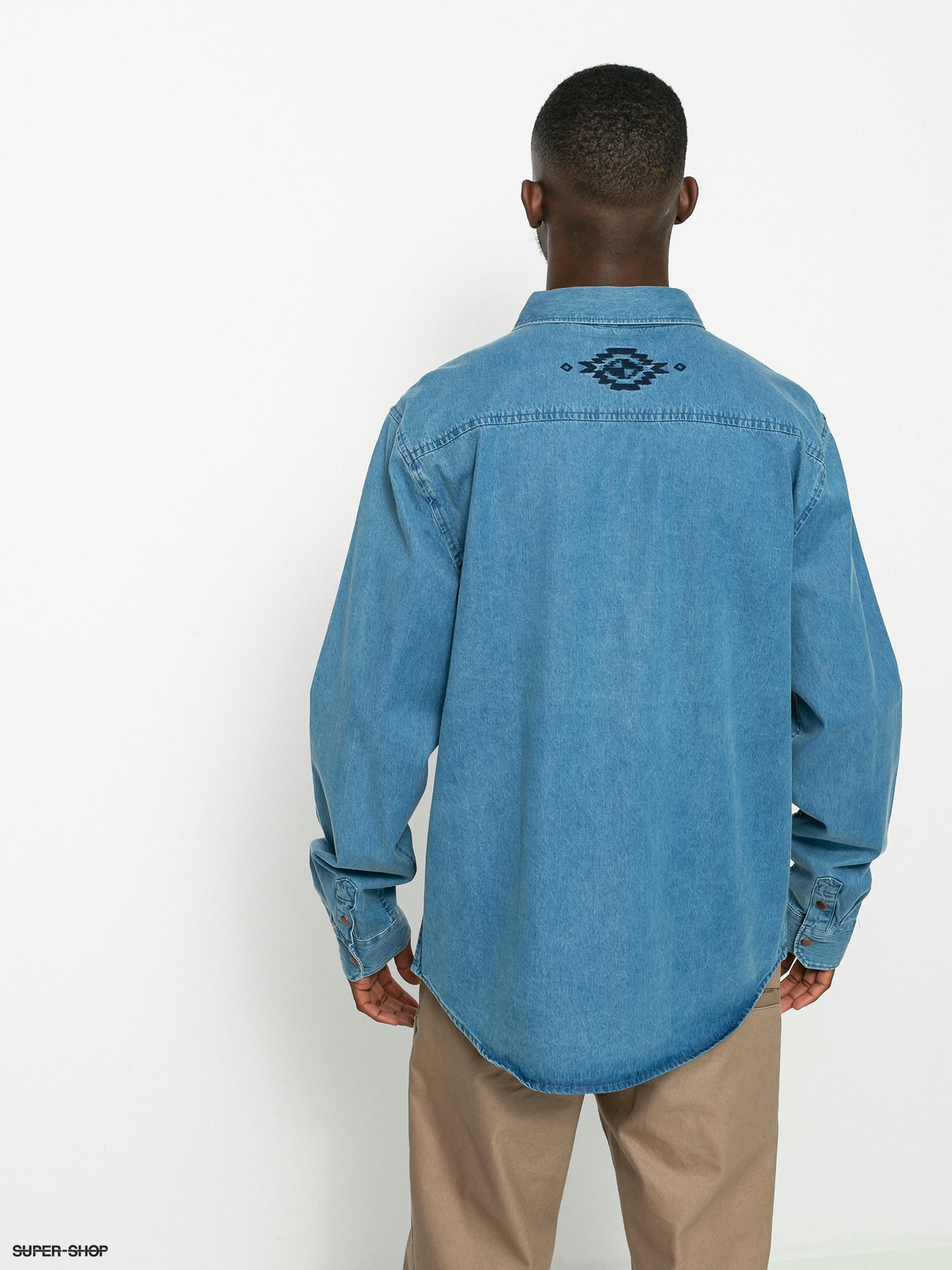 Billabong X Wrangler Morgan Denim Shirt (ocean blue)
