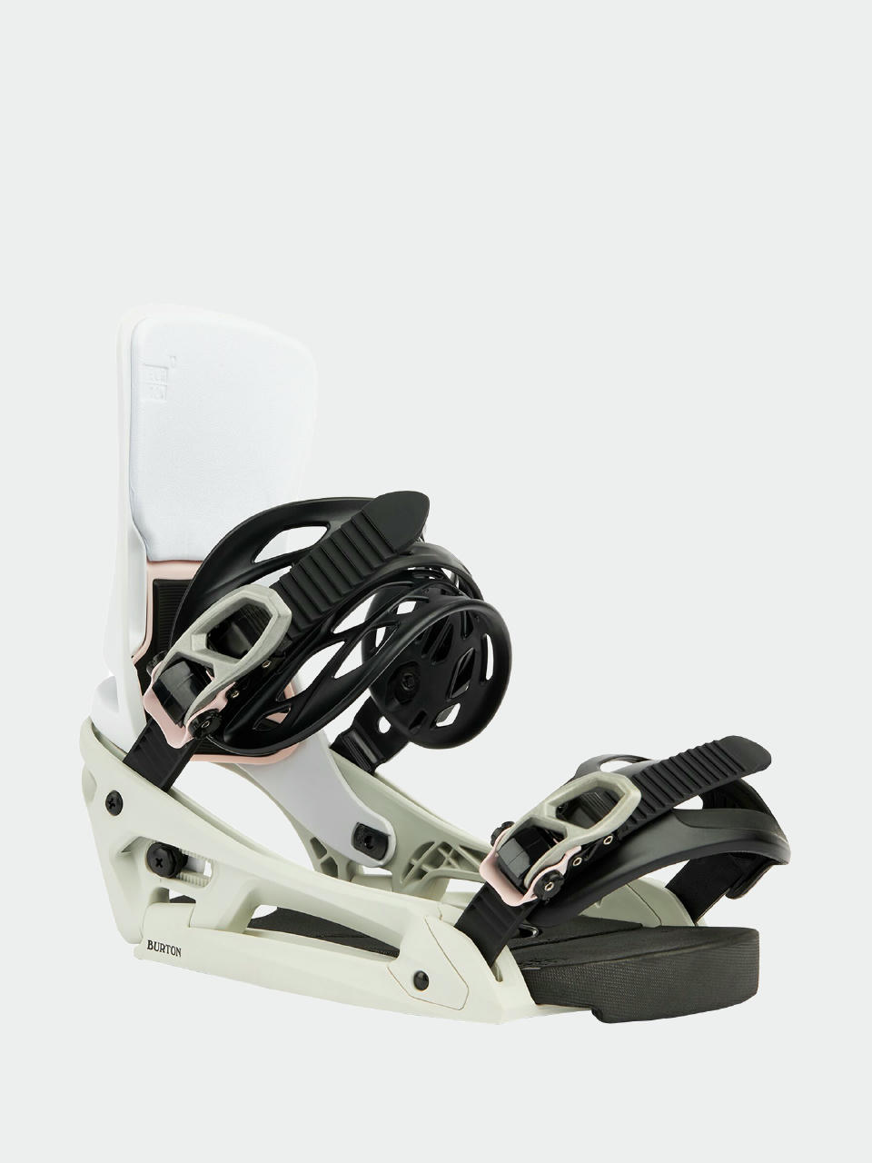 Burton X Snowboard bindings (white/gray/logo)
