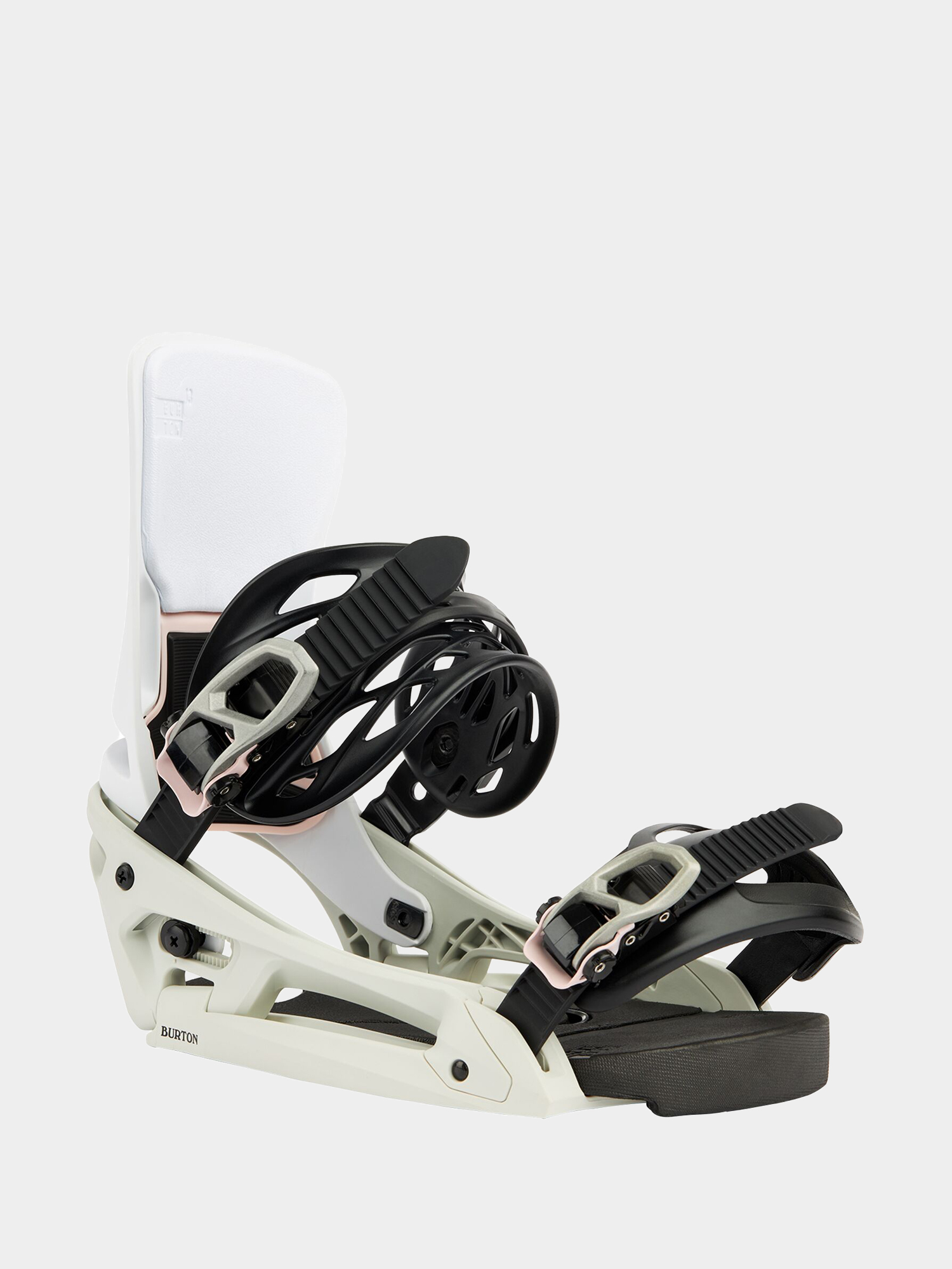 Mens Burton Cartel X Est Snowboard bindings (white/gray/logo)