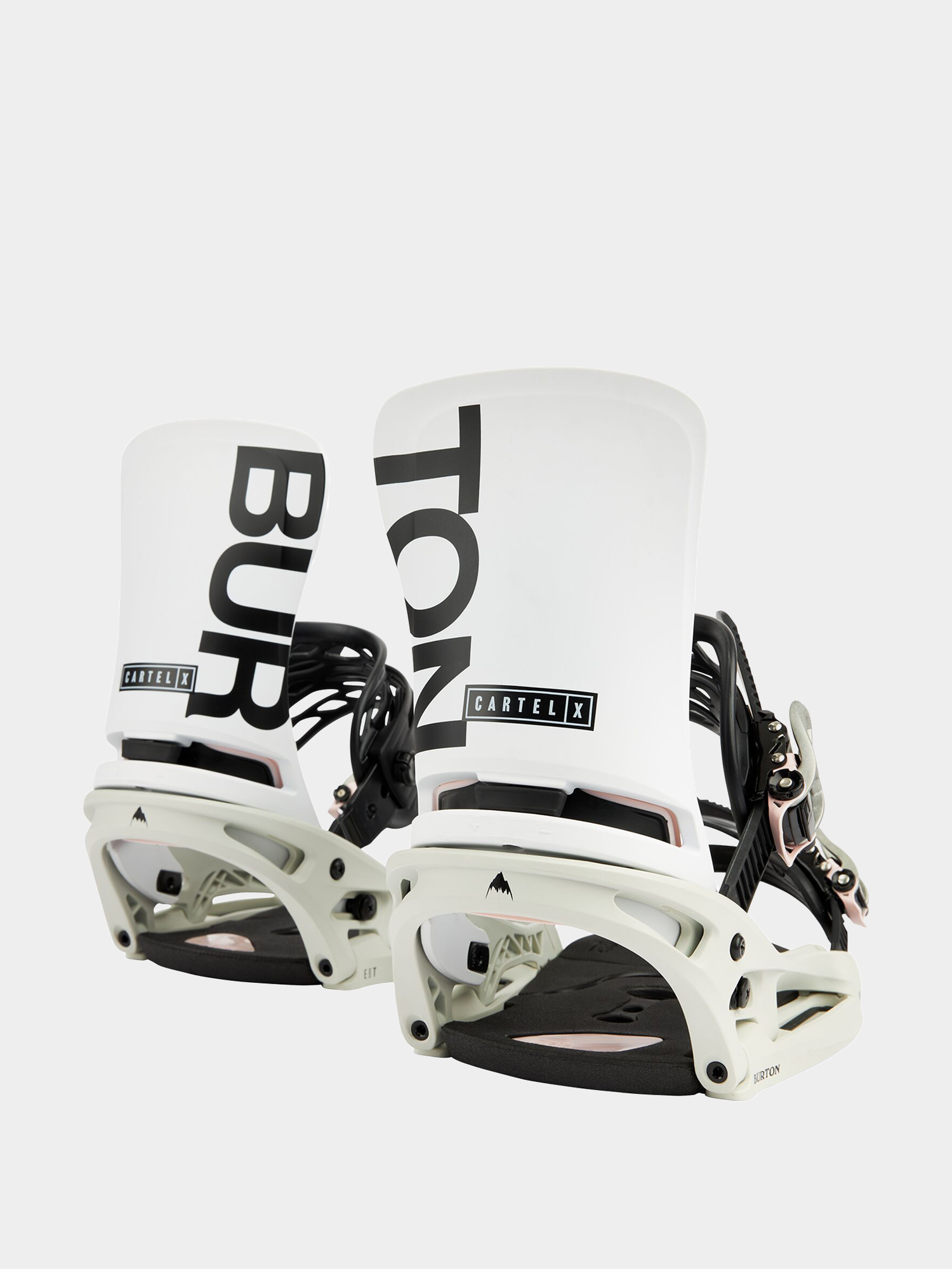 Burton Cartel X Est Snowboard bindings - white (white/gray/logo)